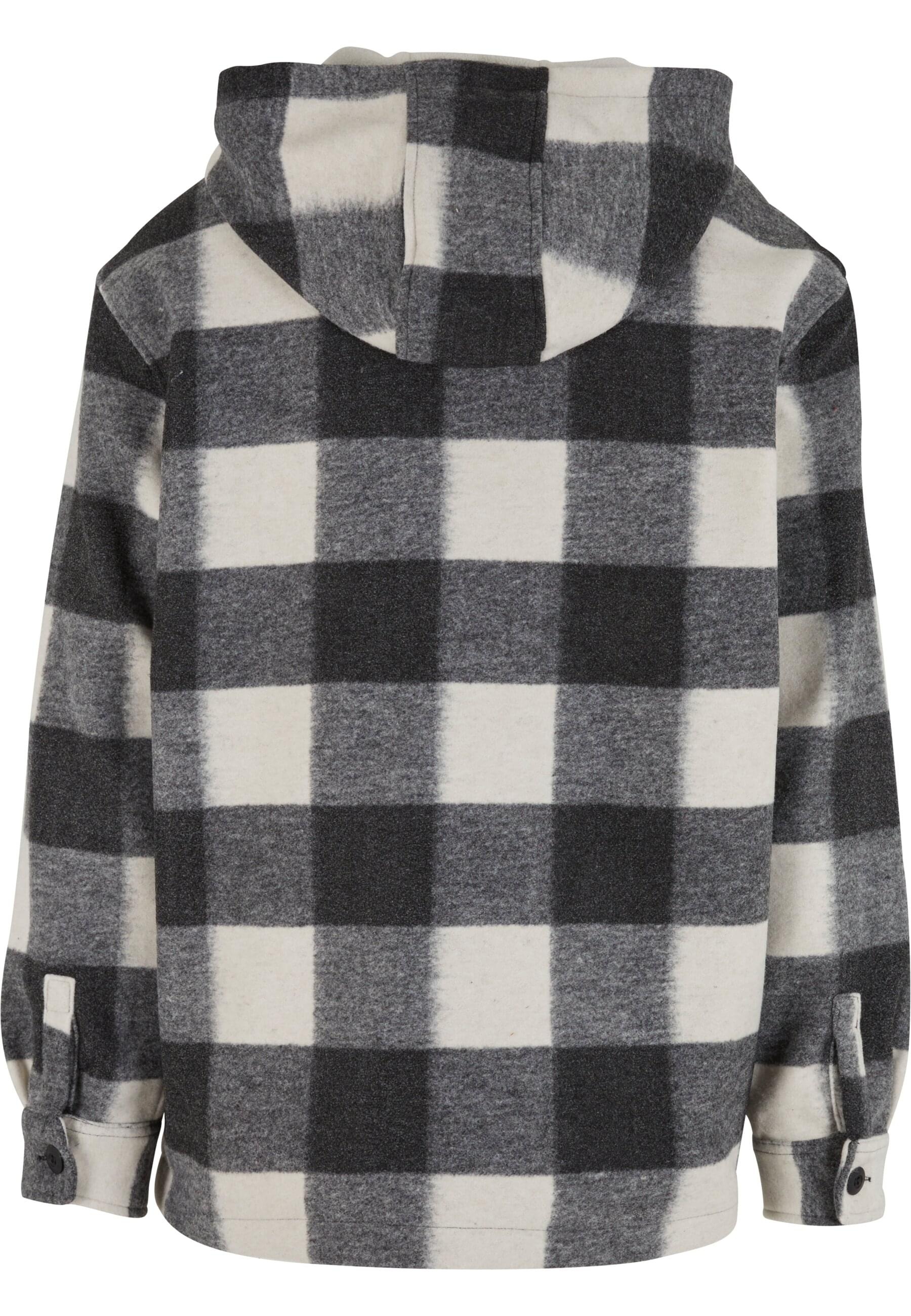 URBAN CLASSICS Allwetterjacke »Urban Classics Big Check Jacket With Hood«, (1 St.), mit Kapuze