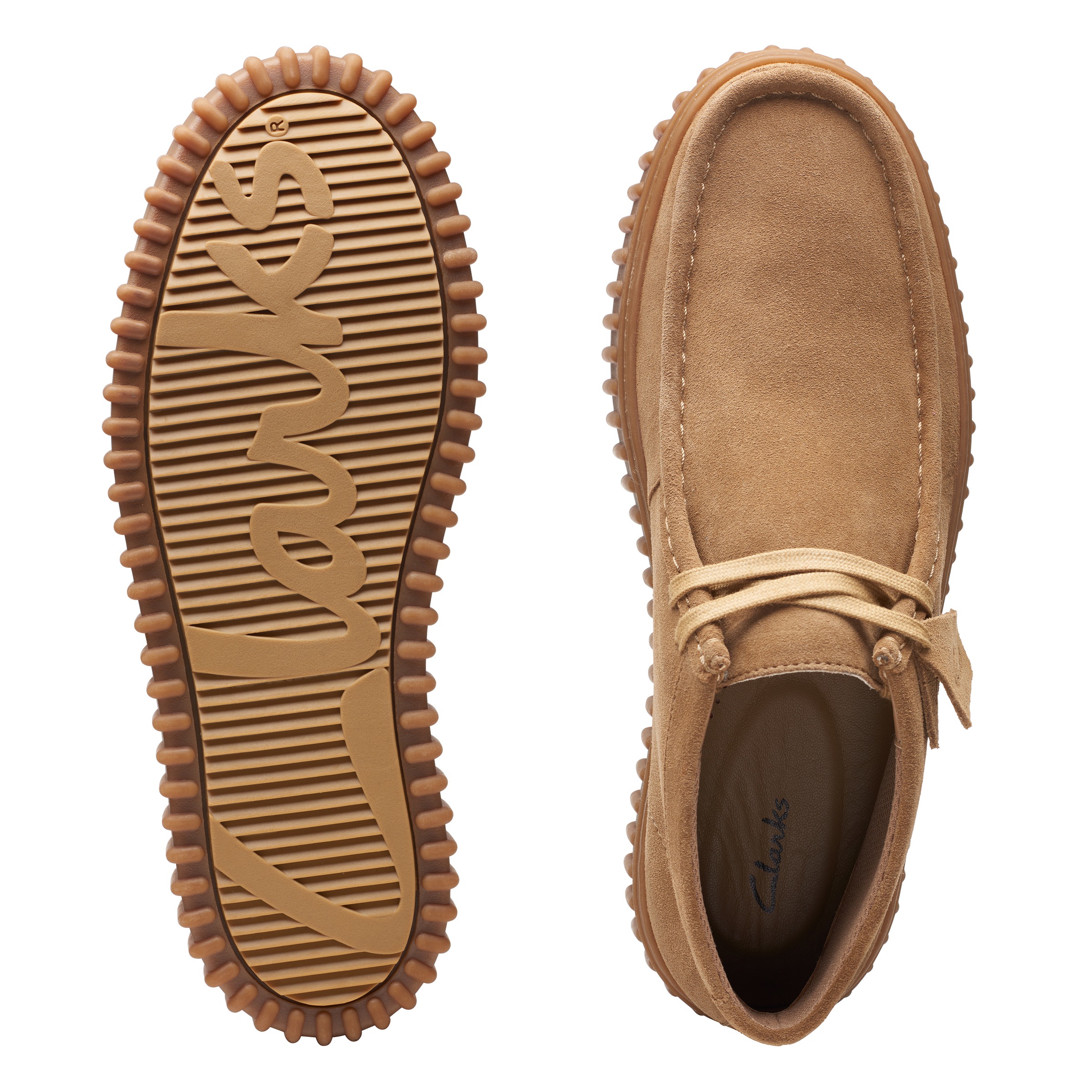 Clarks Schnürboots »Torhill Hi«, Komfortschuh, Schnürstiefel, Bequemschuh mit herausnehmbarem Fußbett