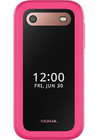 Klapphandy »2660 Flip«, rosa, 7,11 cm/2,8 Zoll, 0,13 GB Speicherplatz, 0,3 MP Kamera