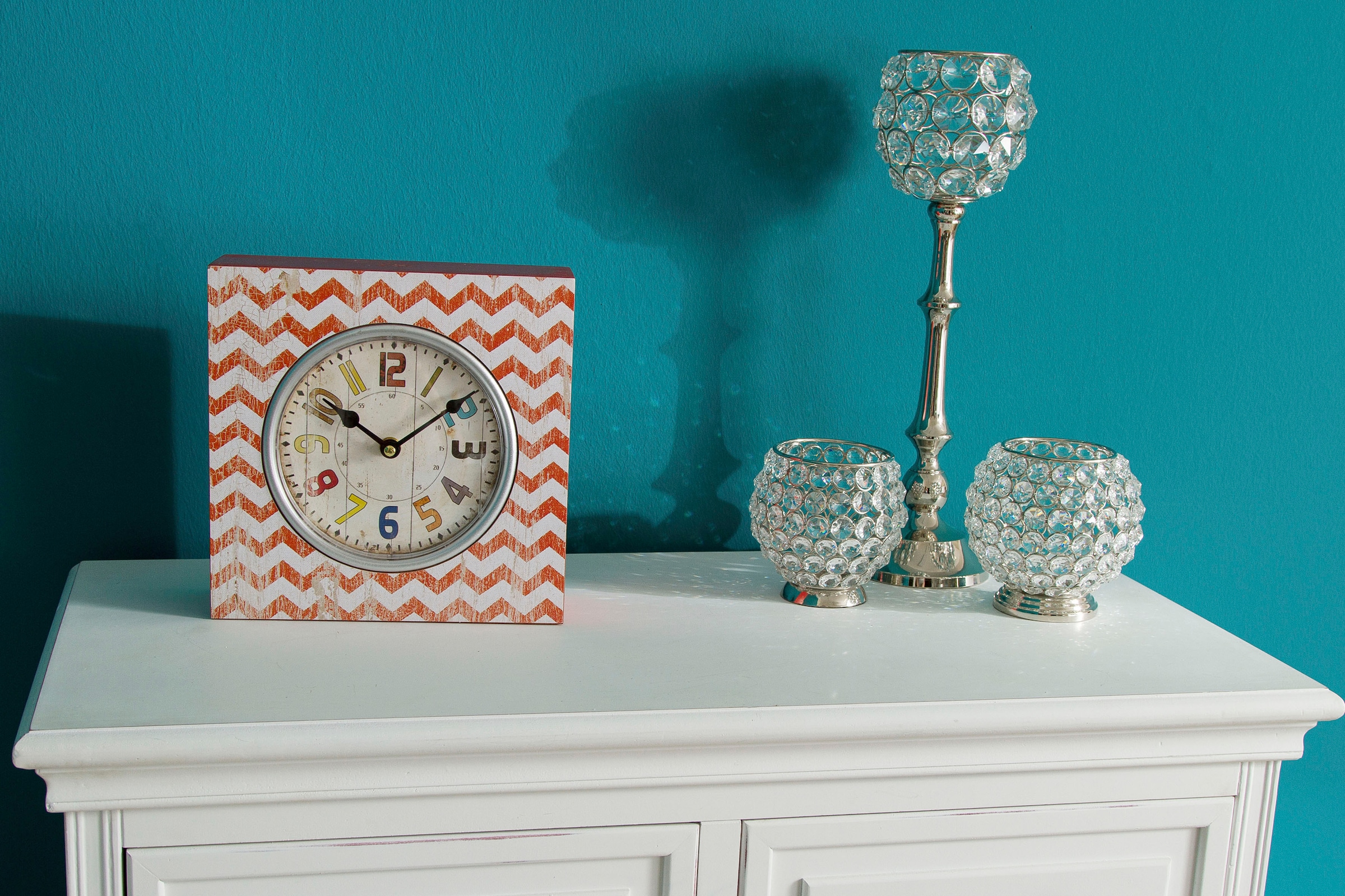 Myflair Möbel & Accessoires Tischuhr "- Orange-" günstig online kaufen