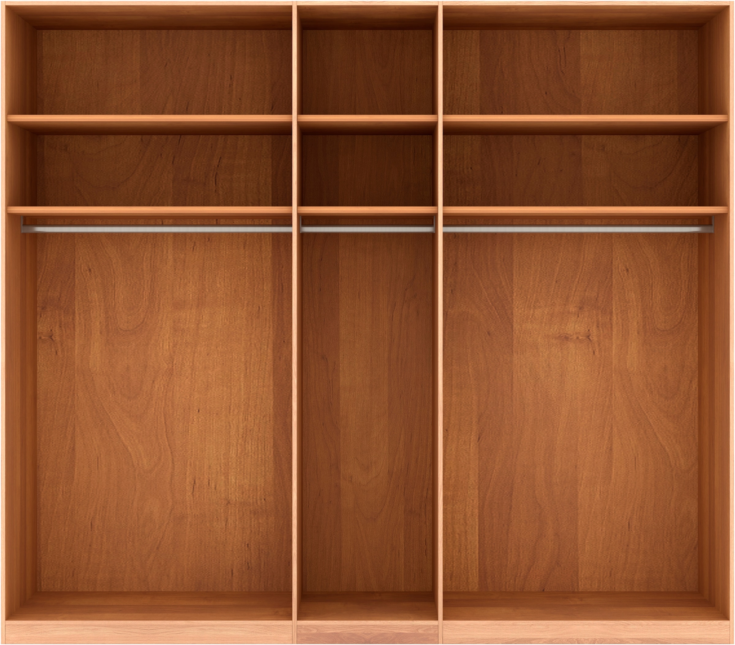 Musterring Drehtürenschrank »Sorrent, Kleiderschrank, Schrank, teilmassiv Eiche«, (mit Türdämpfern, in 5 Breiten & 2 Höhen, extra Böden, MADE IN GERMANY), Türen Eiche massiv oder als Parsol-Bronze-Spiegel, verschiedene Maße