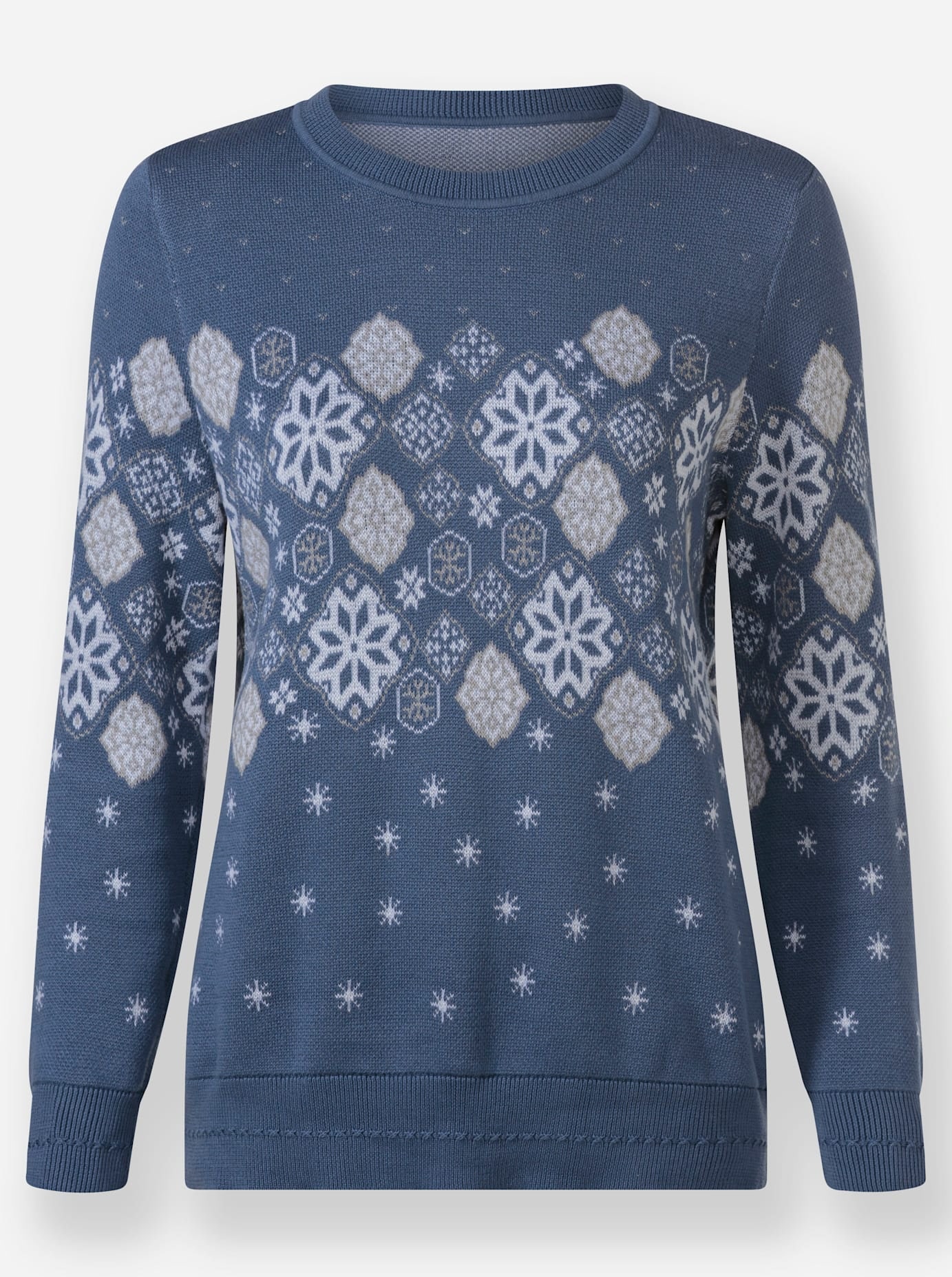 Inspirationen Rundhalspullover »Jacquard-Pullover«