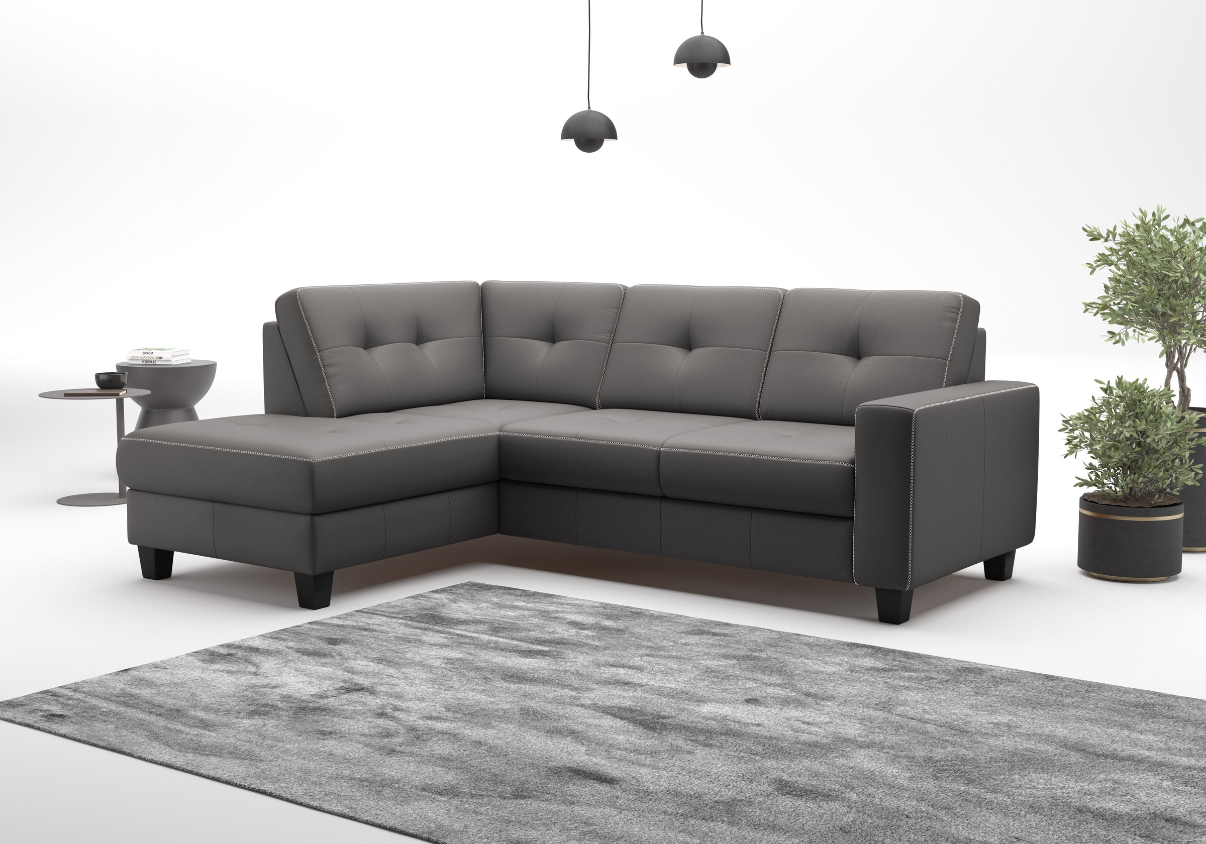 Home Affaire Varese Corner Sofa Mocca 10