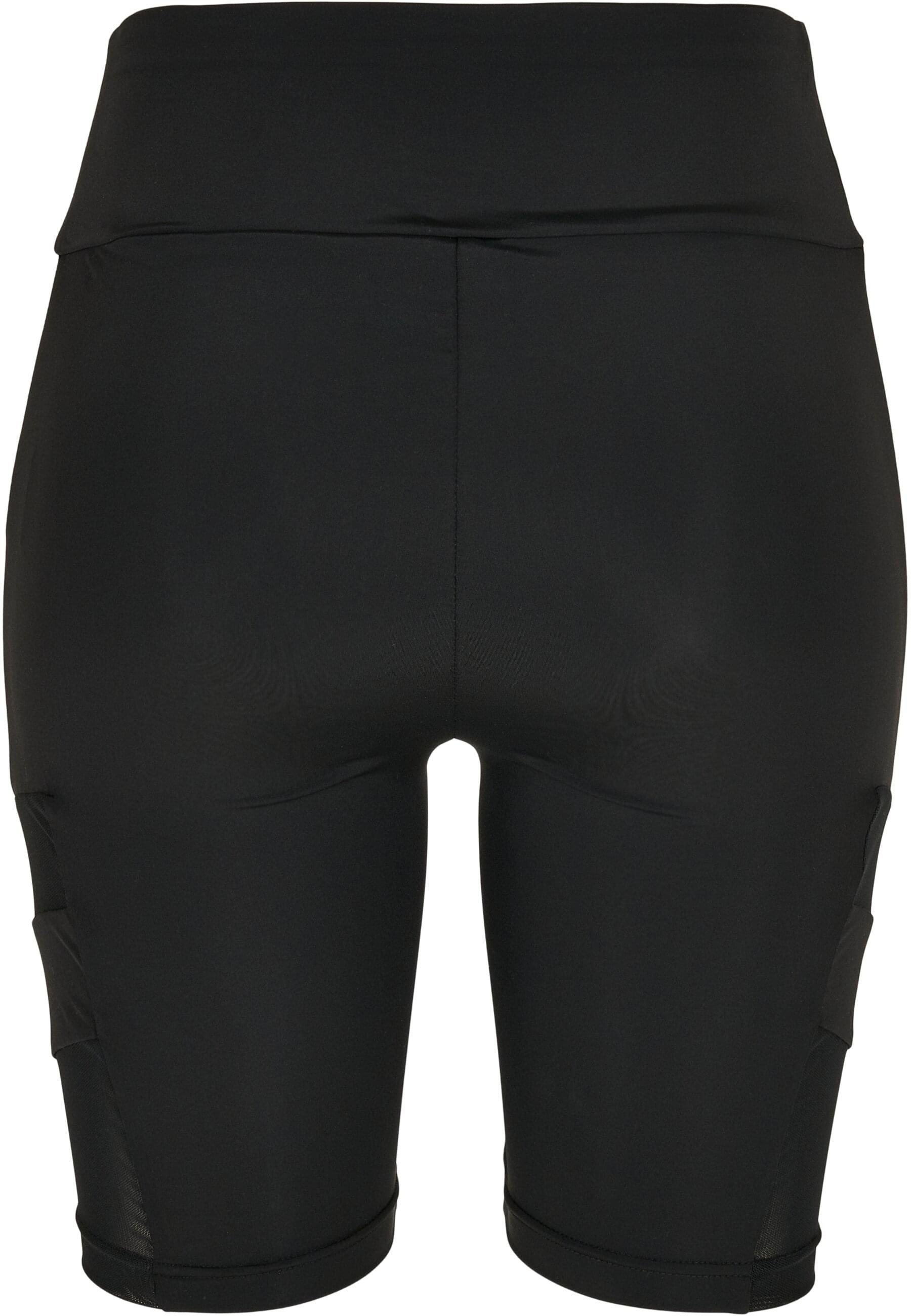URBAN CLASSICS Stoffhose »Urban Classics Damen Ladies High Waist Tech Mesh Cycle Shorts«, (1 tlg.)