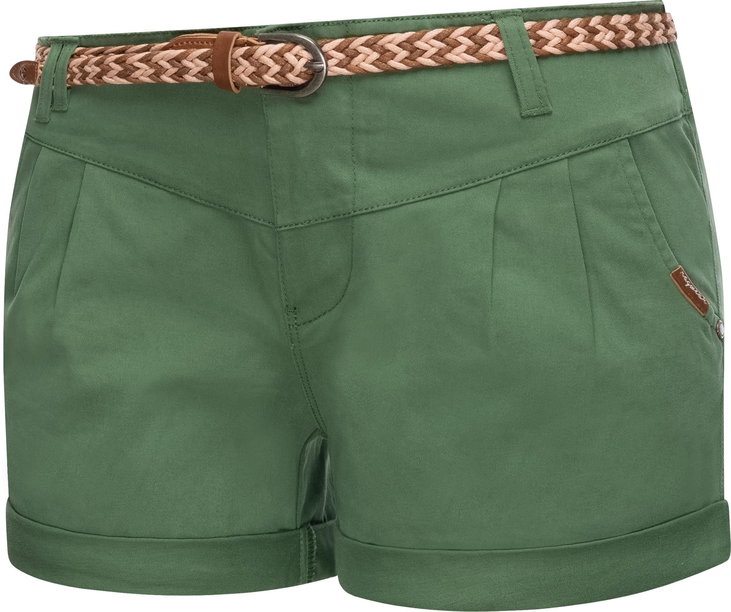 online leichte Shorts B«, Ragwear (2 | BAUR »Heaven tlg.), Flechtgürtel mit bestellen Hotpants hochwertigem