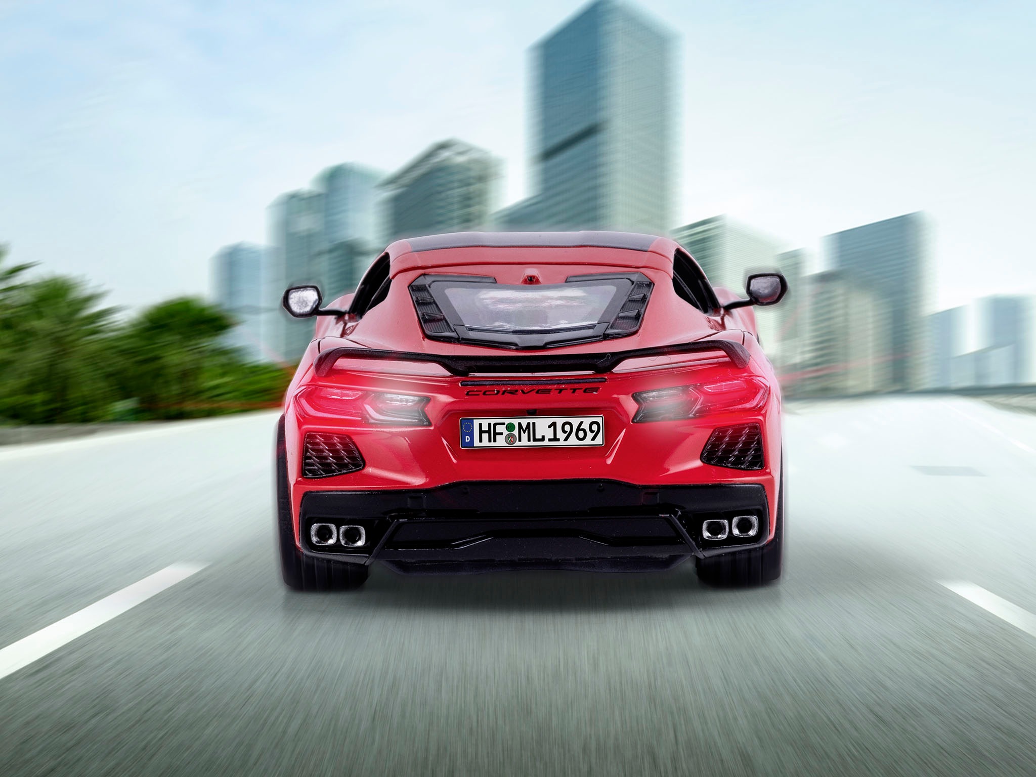 Revell® RC-Auto »Revell® control, Corvette C8, 2,4 GHz«, mit Licht