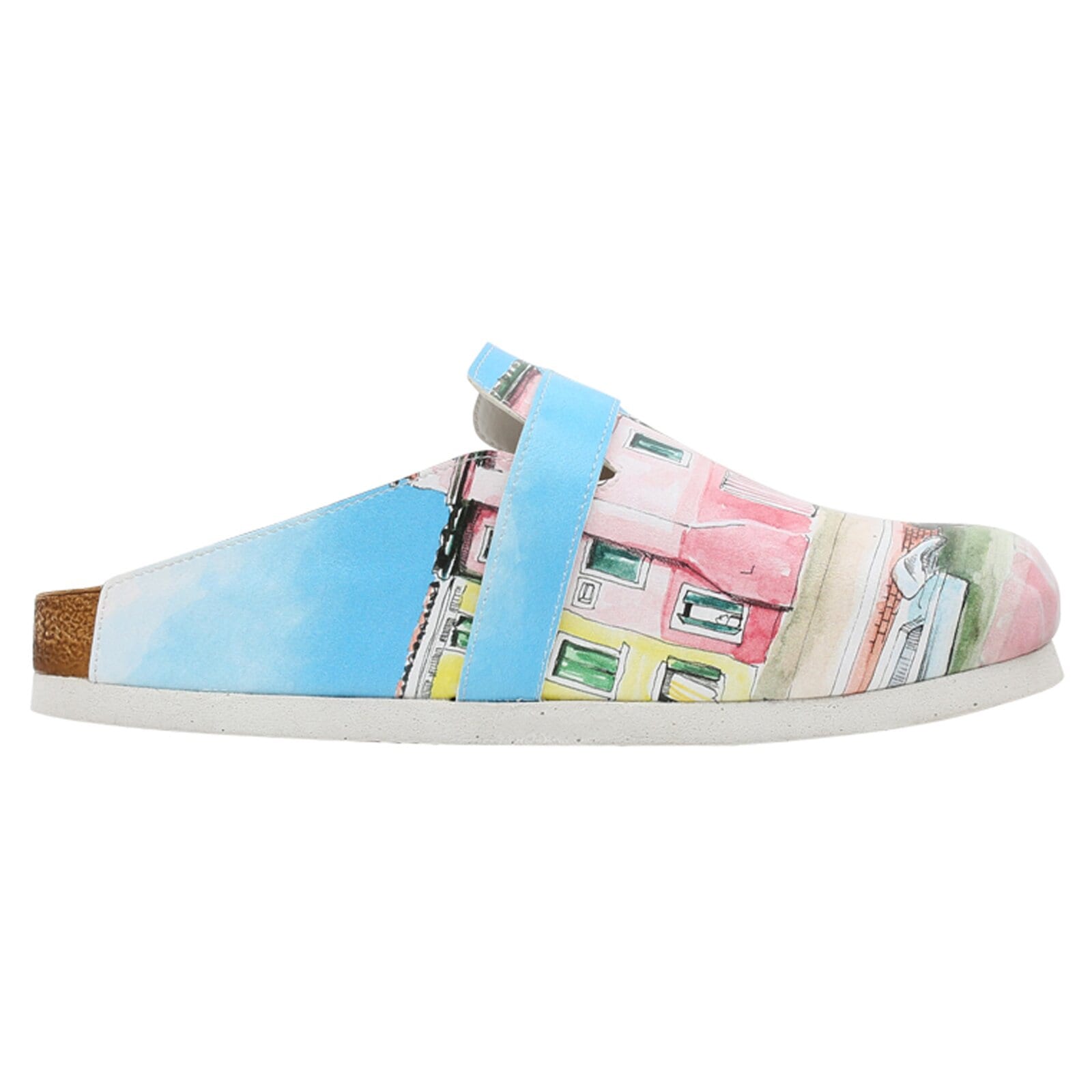 DOGO Badeschuh »Damen Comfie Burano Island Vegan Damen Hausschuhe / Female«, Vegan