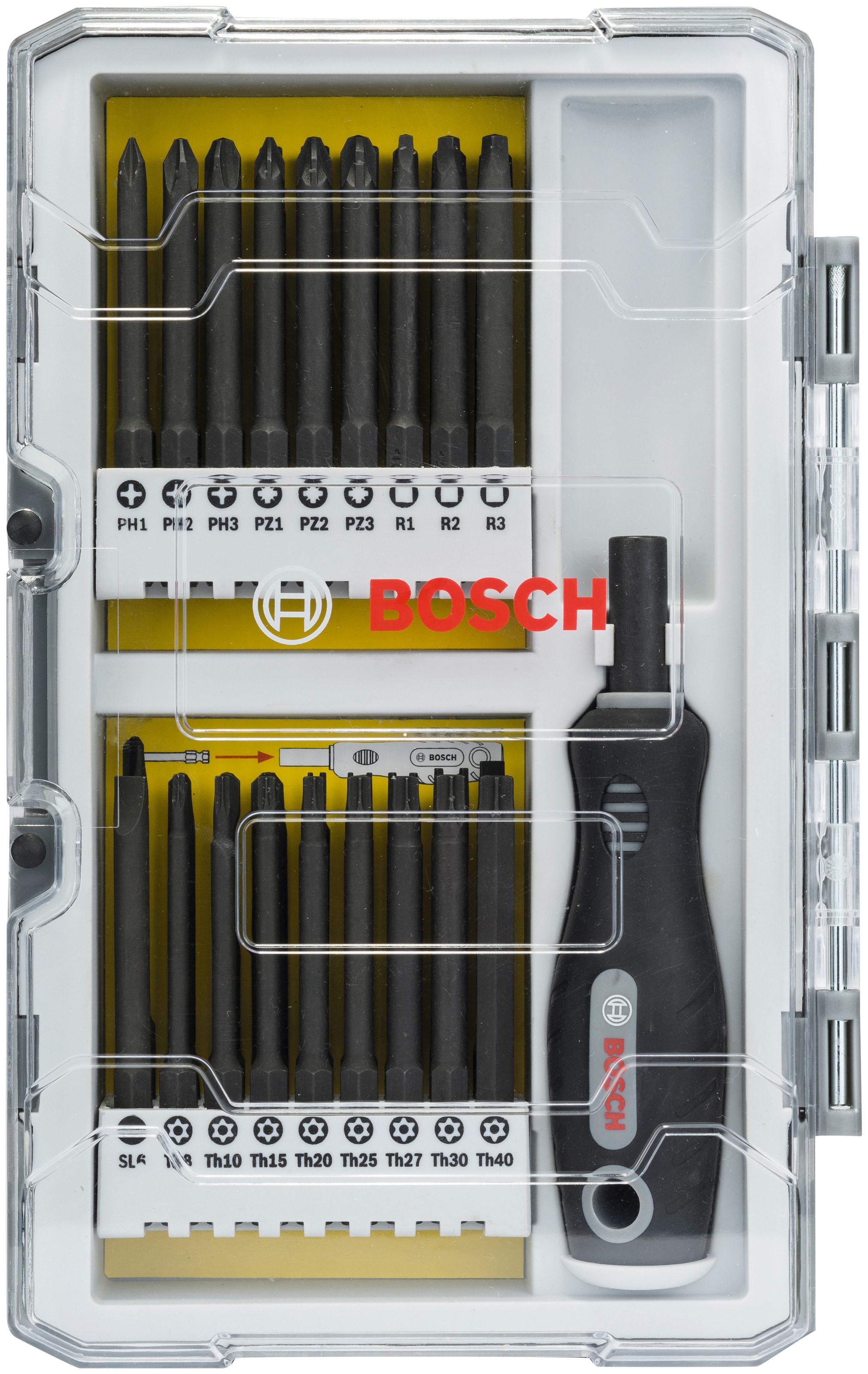 Bosch Professional BAUR Bithalter St.), kaufen mit | online Bit-Set, (37