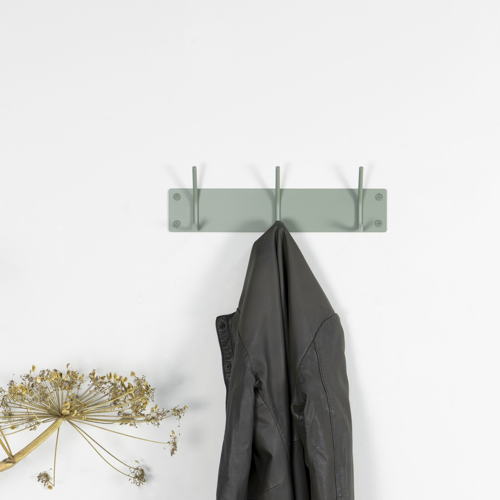 Spinder Design Garderobenhaken »FUSION 3«, (1 St.), Wandgarderobe aus Stahl im Skandinavischen Stil mit 5 Haken