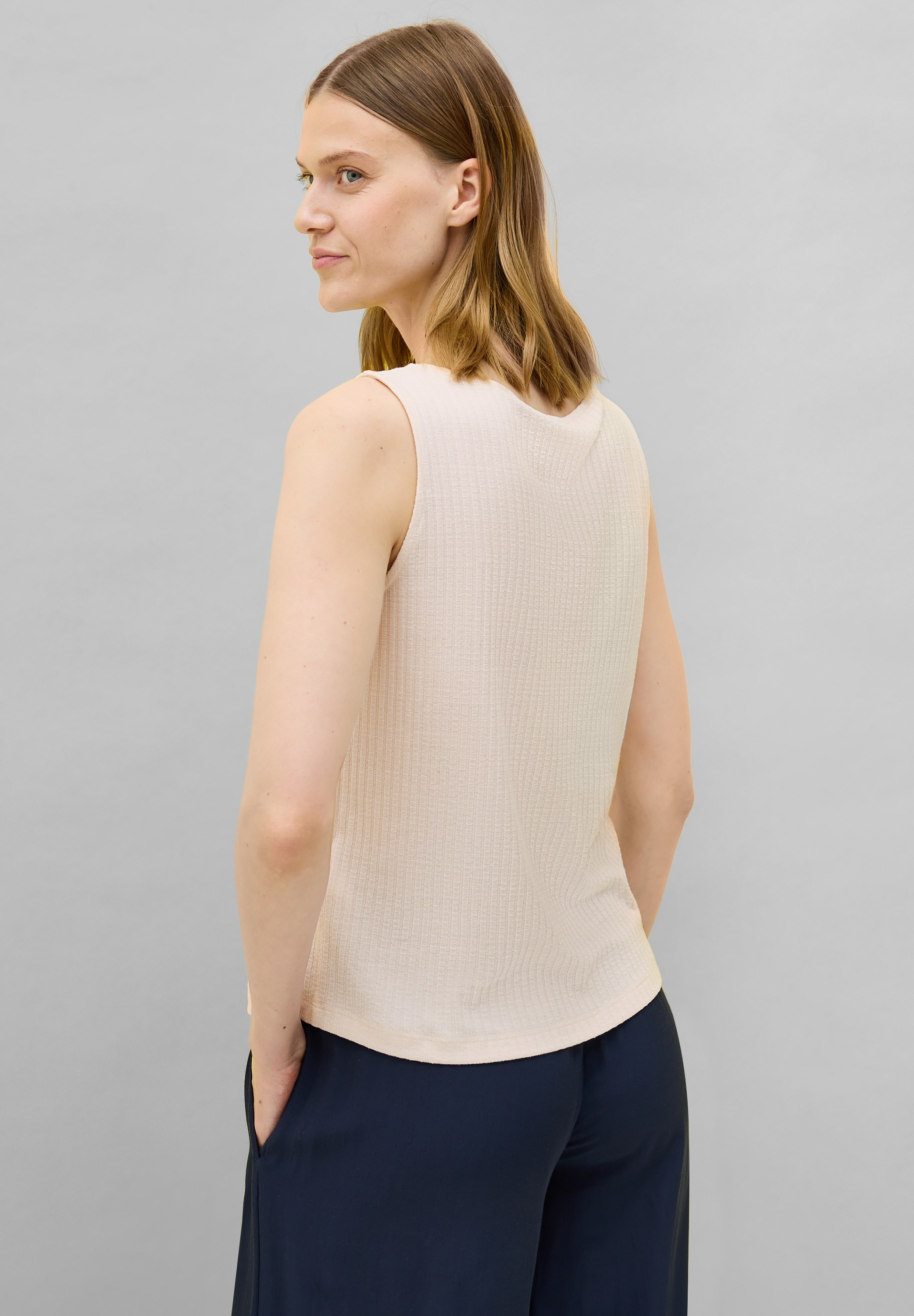 Cecil Ripptanktop, aus elastischem Materialmix