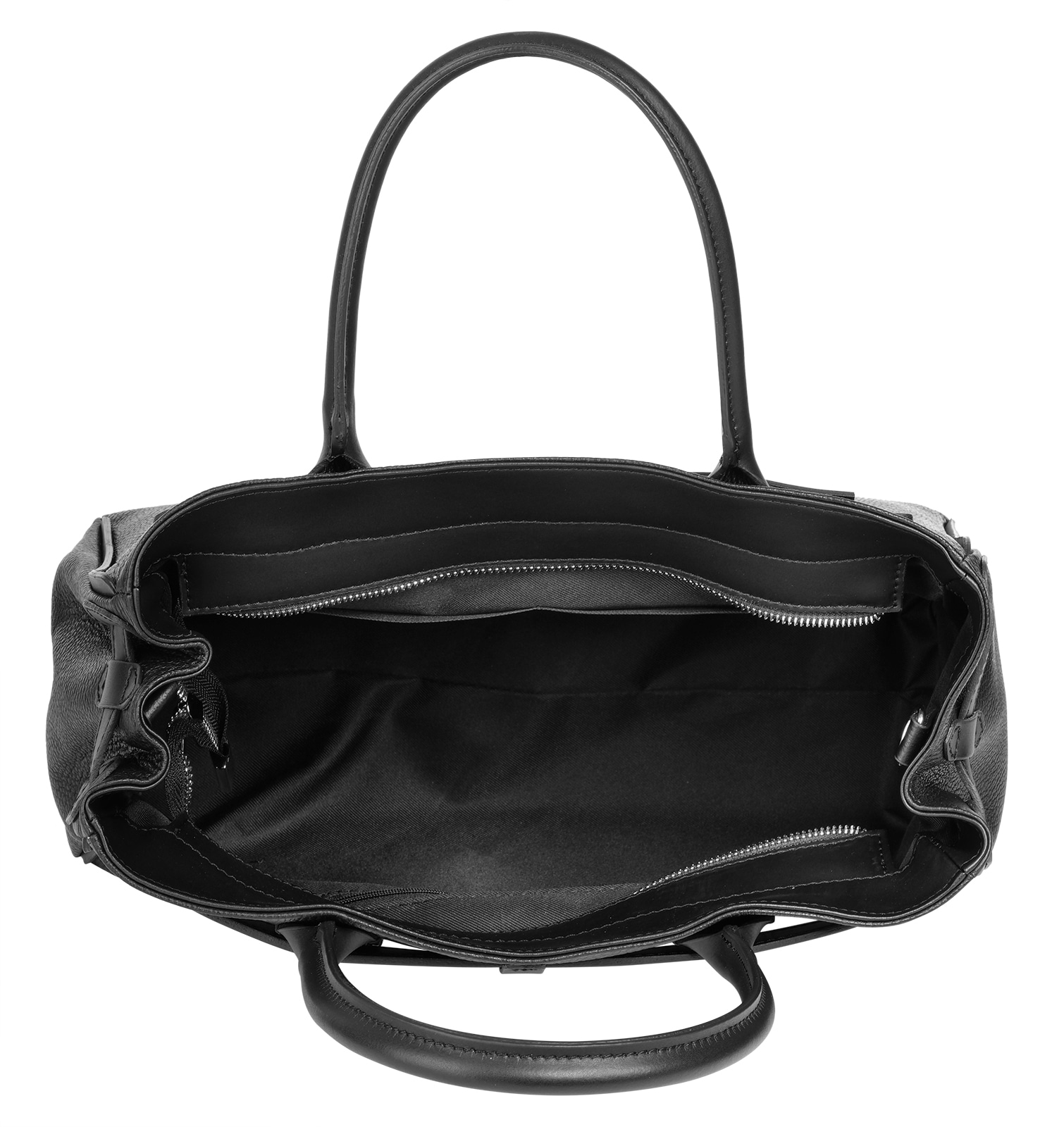 Cluty Henkeltasche echt Leder, Made in Italy