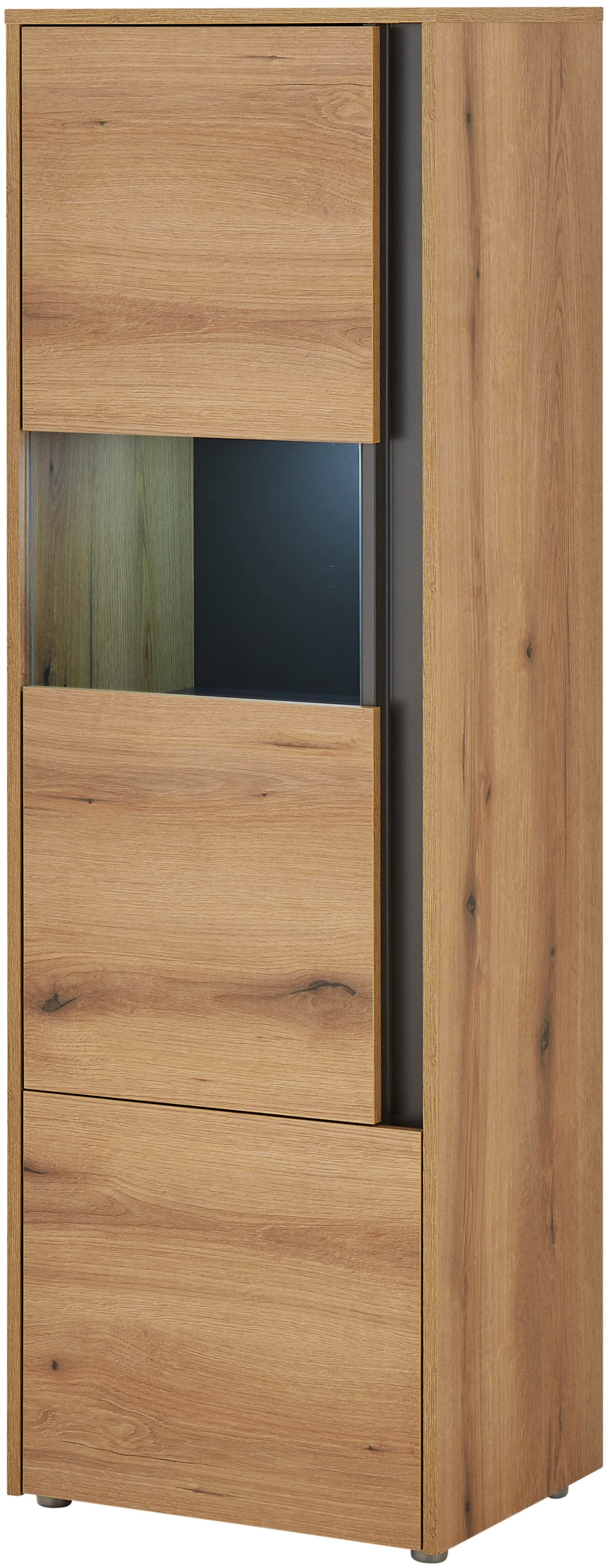 Home affaire Vitrine "City/Giron, moderner Hochschrank, Glasvitrine" zeitlo günstig online kaufen