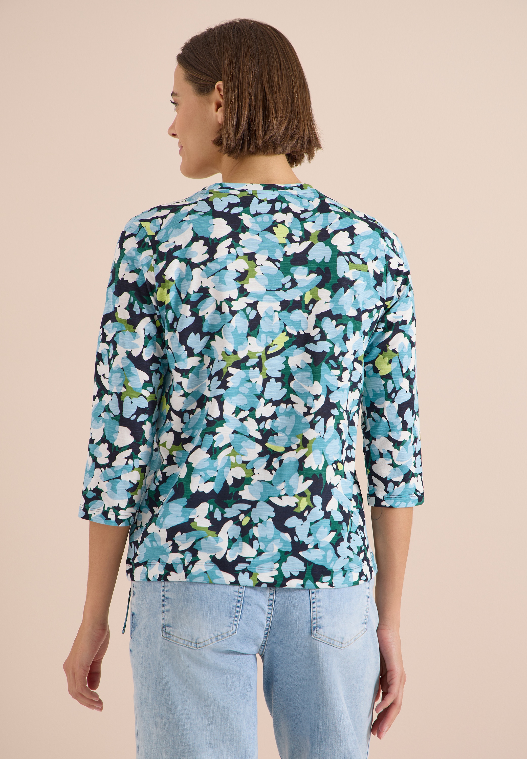 Cecil 3/4-Arm-Shirt mit allover Print