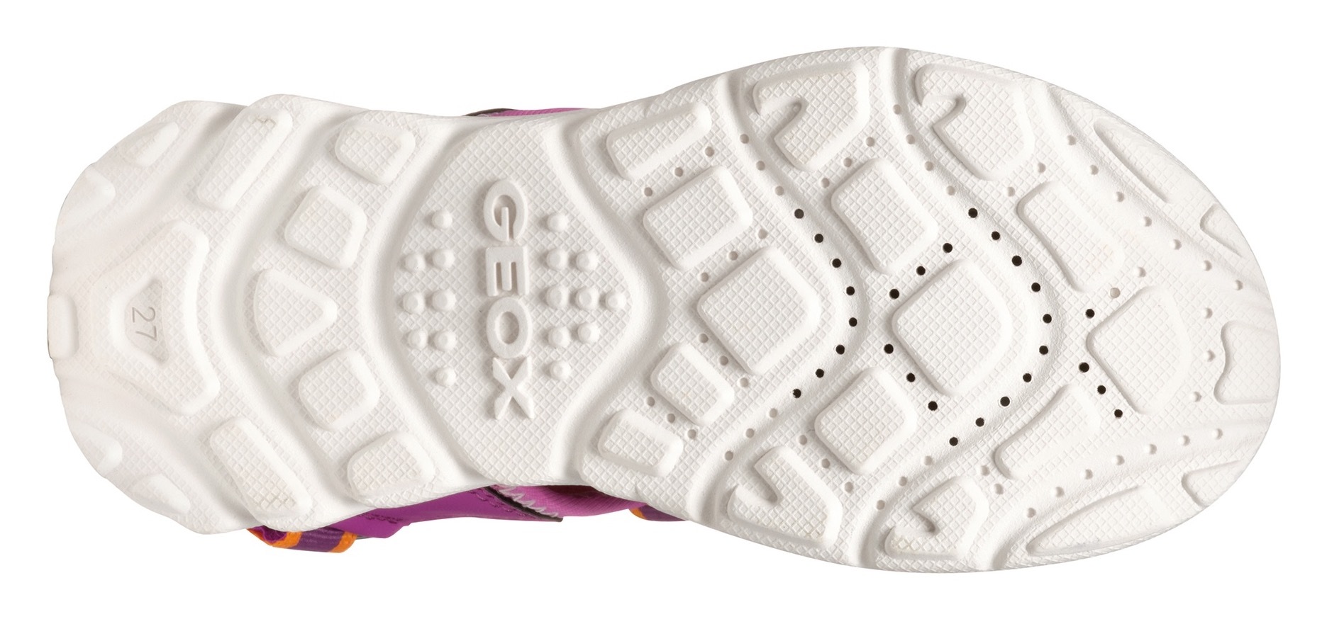 Sandale GEOX "J SANDAL AIRADYUM GI", Mädchen, Gr. 30, pink (pink, orange), Synthetik, Textil, Schuhe Sandale, Trekking Sandale, Klettschuh mit wasserfreundlicher Ausstattung 3