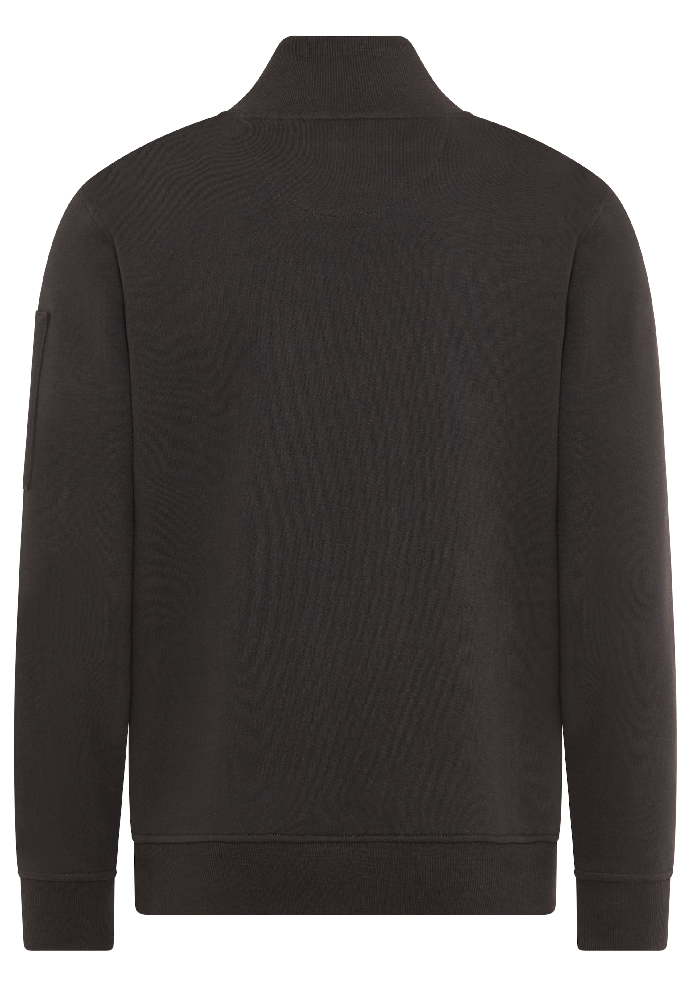 DELMAO Sweatshirt »Troyer«, mit moderner Ärmeltasche
