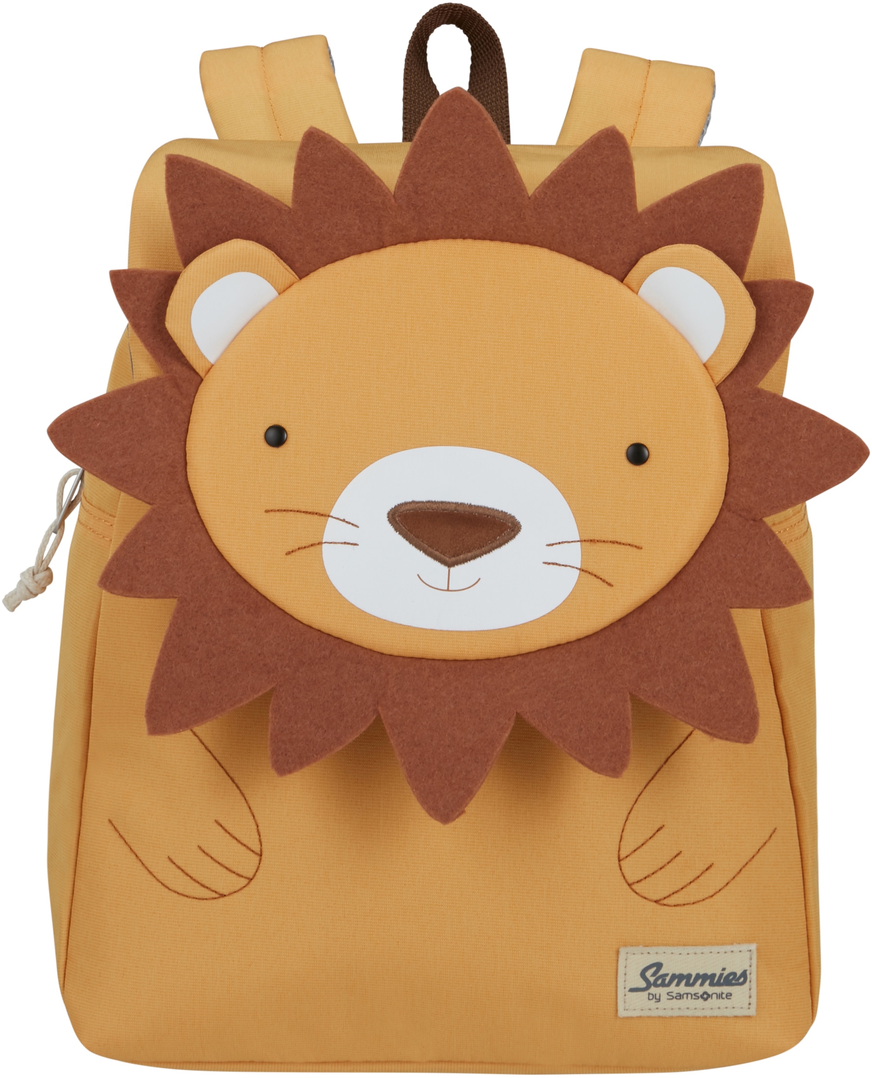 Samsonite Kinderrucksack "Happy Sammies ECO, S+, Lion Lester", reflektierende Details, Kindergartenrucksack Kinderfreize