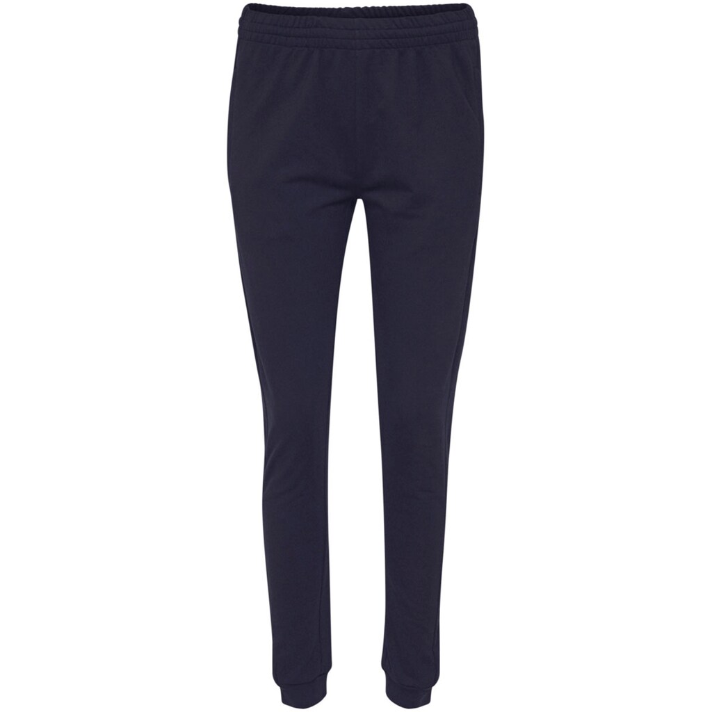 hummel Sporthose »LÄSSIGE WEICHE BAUMWOLL-TRAININGSHOSE« hummel Sporthose »LÄSSIGE WEICHE BAUMWOLL-TRAININGSHOSE«