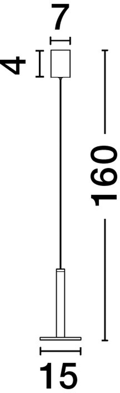 Nova Luce LED-Hängeleuchte »PALENCIA« LED-Modul 1 Stk. Warmweiß
