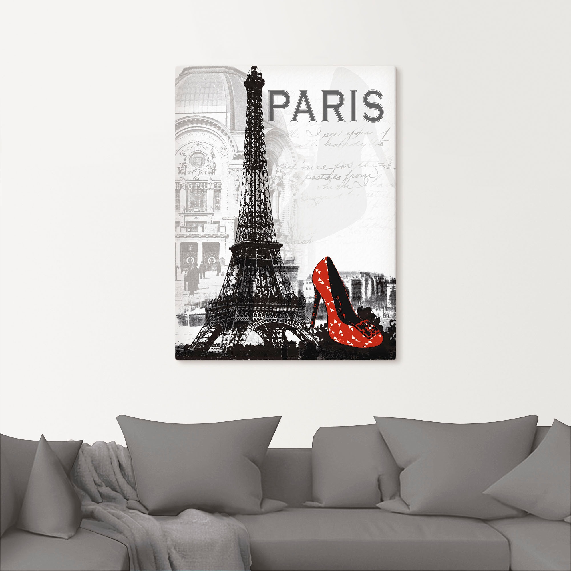 Artland Wandbild "Paris - Chic", Gebäude, (1 St.), als Alubild, Outdoorbild günstig online kaufen