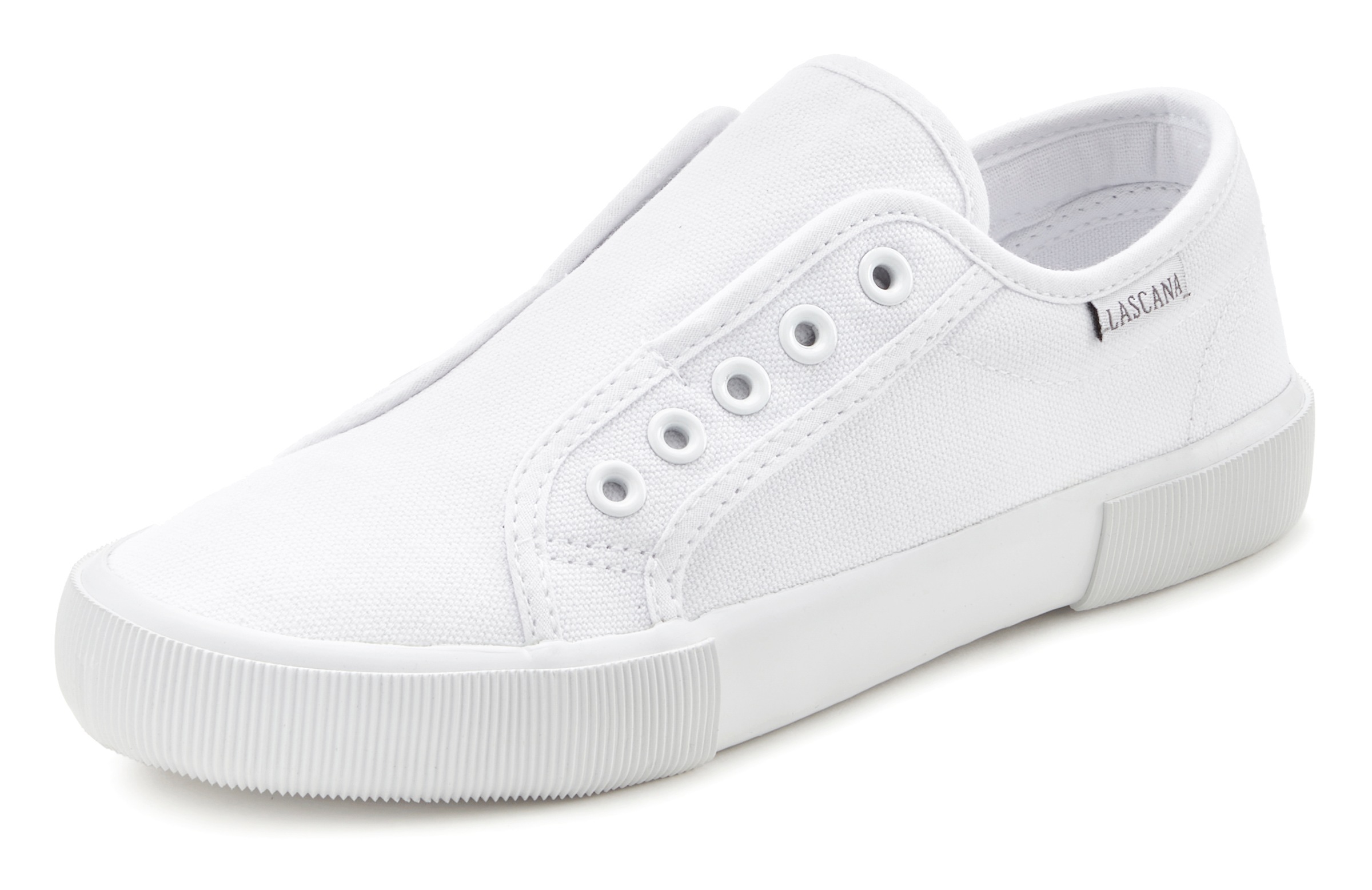 LASCANA Sneaker "Slip-On-Sneaker", Slipper, Halbschuh, bequem zum Reinschlüpfen