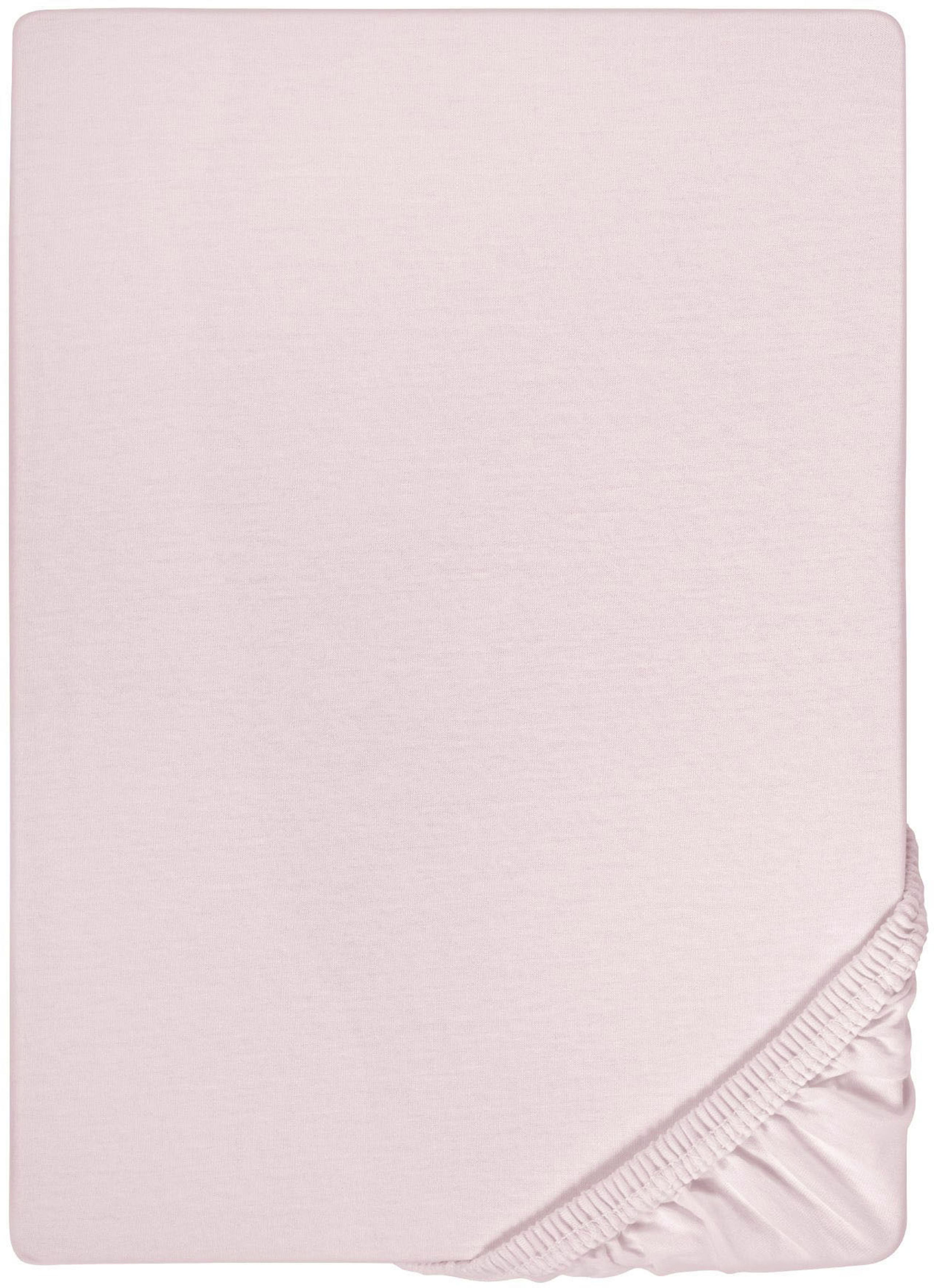 Biberna Spannbettlaken "0077866 Deluxe Jersey-Elastic Spannbetttuch 97% Baumwolle" Jersey mit Elasthan, Rundumgummi, bügelfrei, ab Größe 90 x 190 cm i
