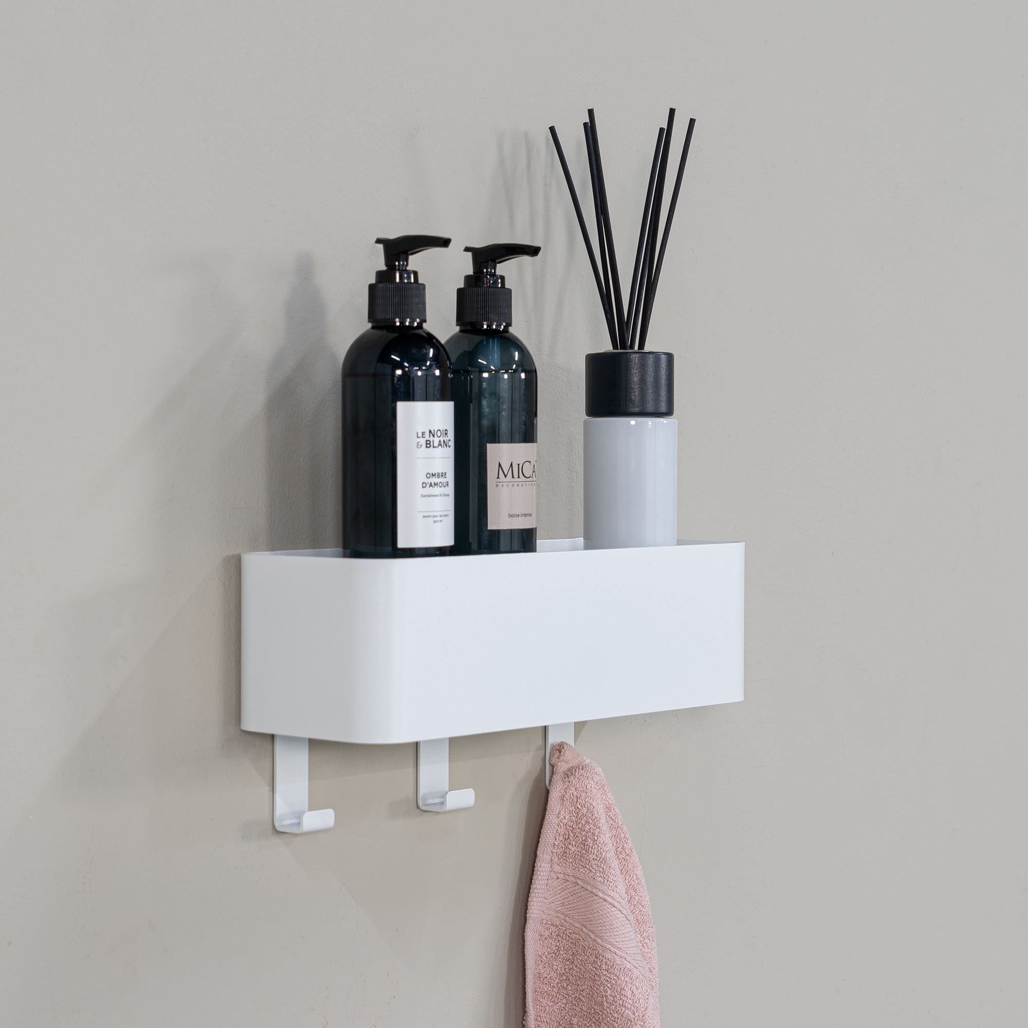 Spinder Design Garderobenhaken "Multi 3" 2-in-1 Wandregal + Garderobe günstig online kaufen