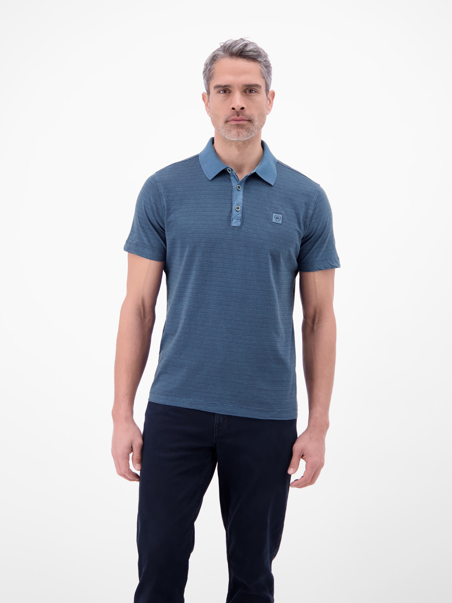 LERROS Poloshirt "Poloshirt mit Fineliner-Optik, 100 % Baumwolle" günstig online kaufen
