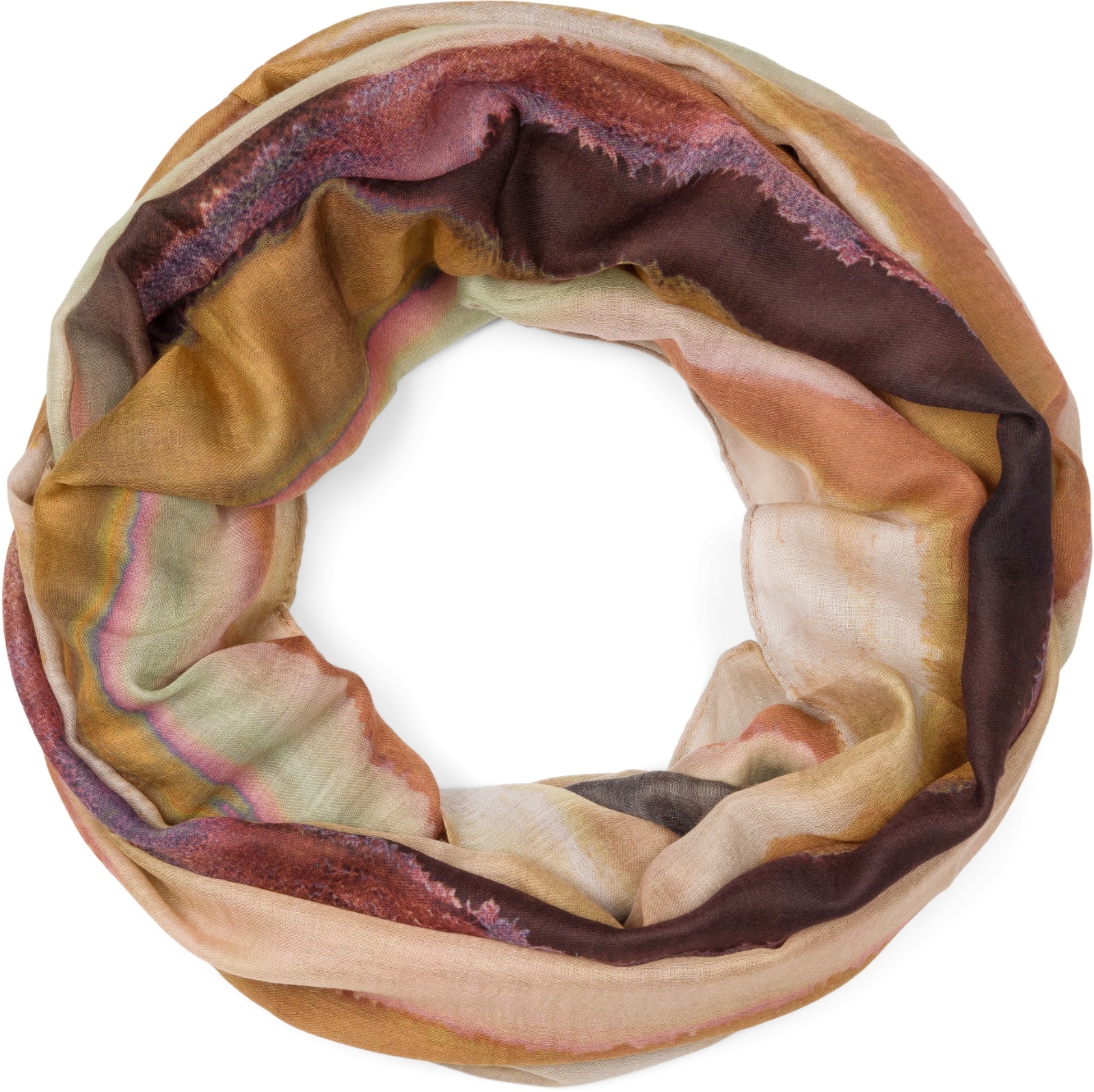 styleBREAKER Loop "Bunter Loop Aquarell Farbverlauf Streifen" 1 Stk.
