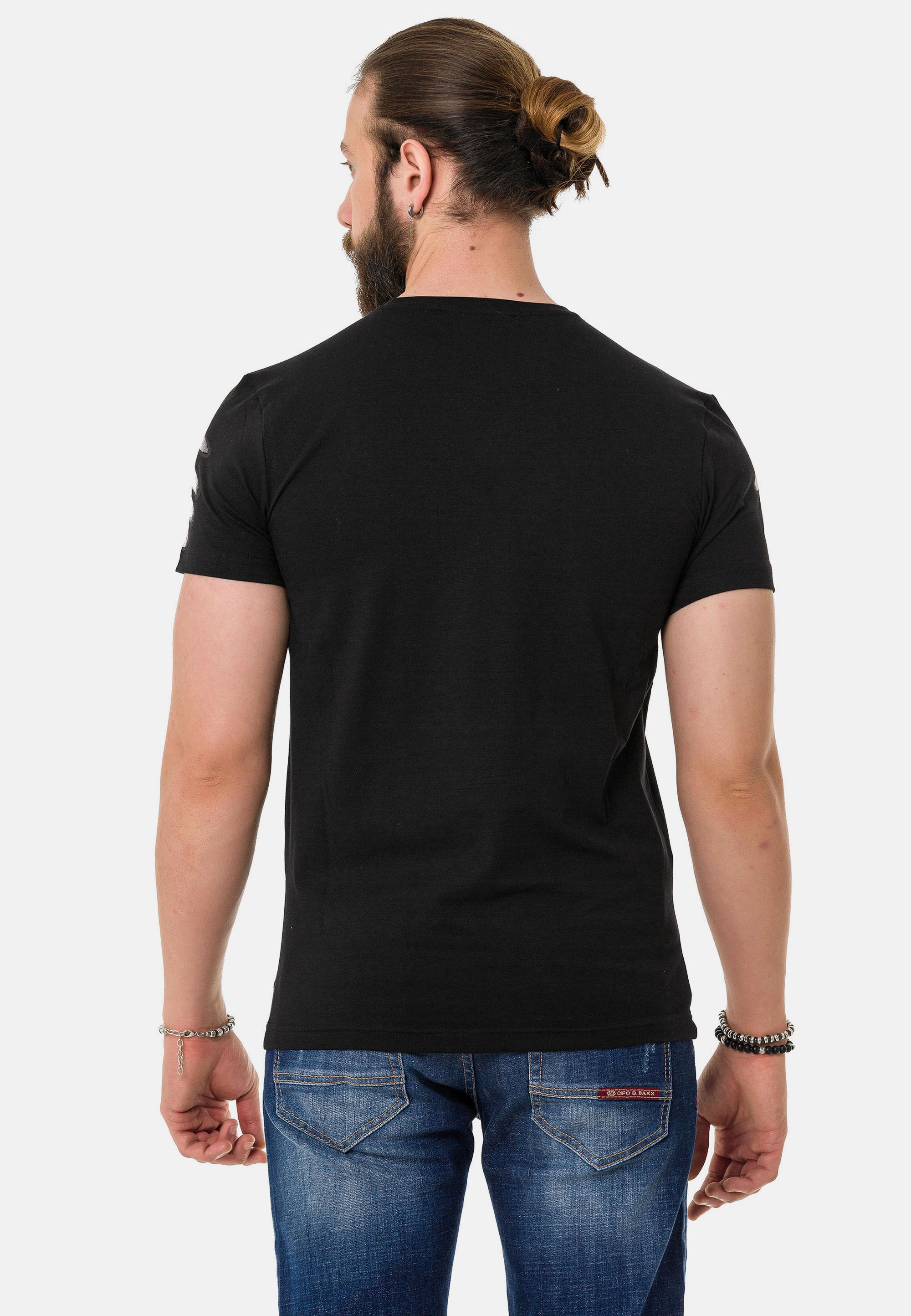 Thumbnail - Cipo & Baxx T-Shirt "T-Shirt", aus hochwertiger Baumwolle