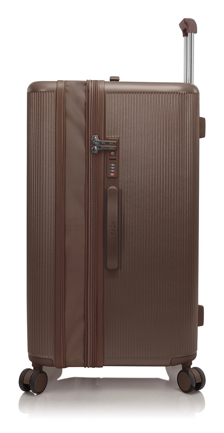 Heys Hartschalen-Trolley »Earth Tone Trunk L«, 4 Rollen, Trunk-Koffer Hartschalen-Koffer TSA-Schloss Volumenerweiterung