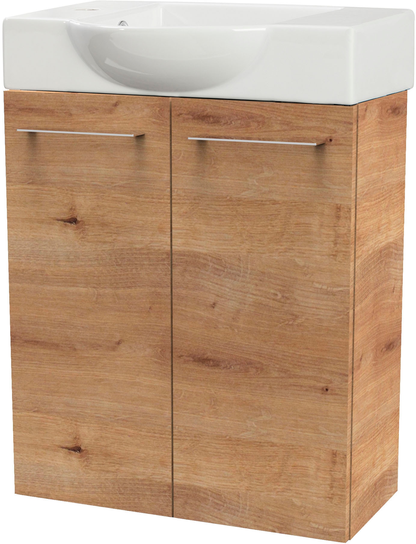 FACKELMANN Waschtisch "SBC" Set, bestehend aus Becken und Unterbau, Breite ca. 55 cm