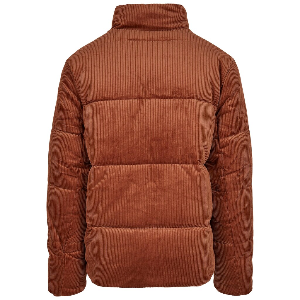 URBAN CLASSICS Winterjacke »Herren Boxy Corduroy Puffer Jacket«, (1 St.), ohne Kapuze