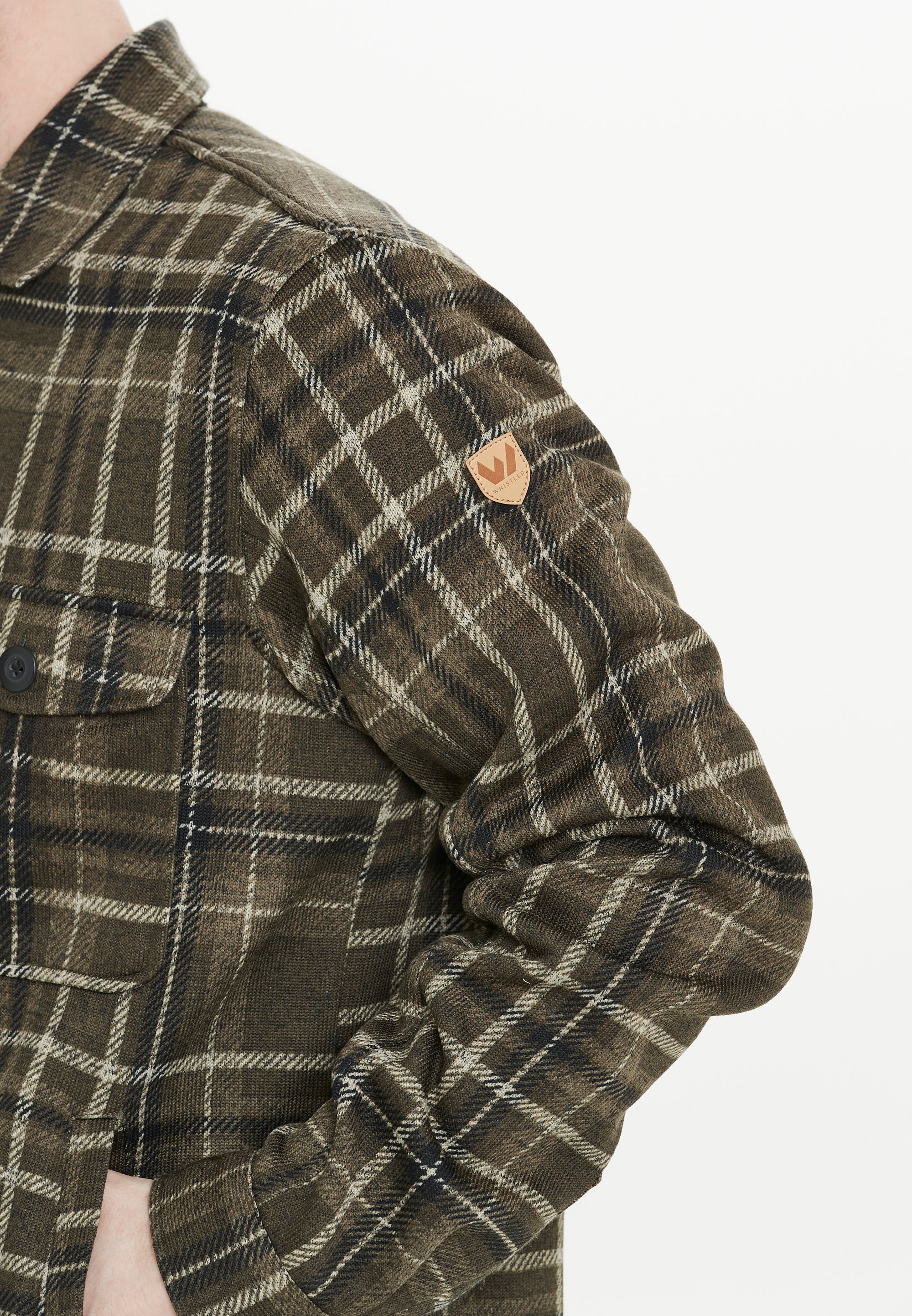 WHISTLER Fleeceshirt »Dewey«, mit modischem Karo-Muster