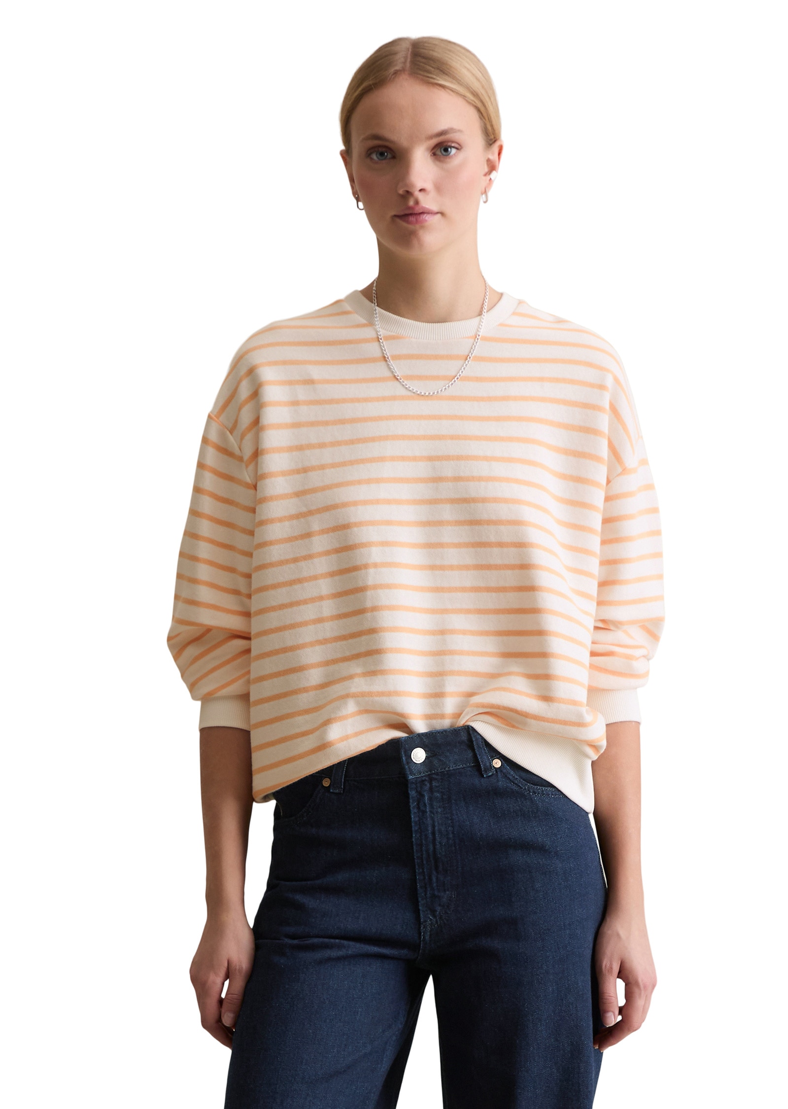 Marc OPolo DENIM Sweatshirt "aus reinem Organic Cotton" günstig online kaufen