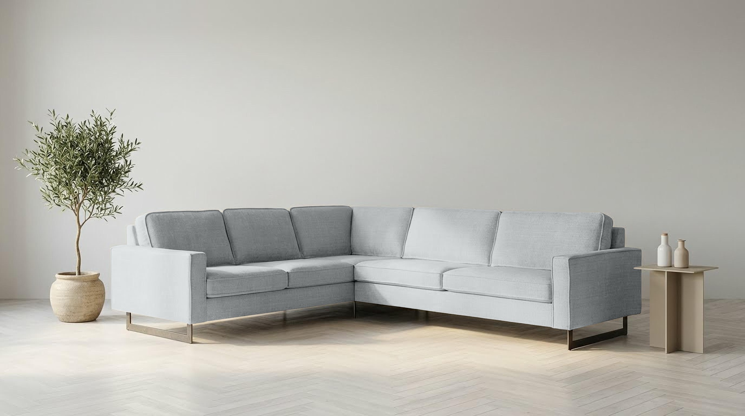 Home affaire Ecksofa "Pinto, XXL, 250/290 cm, langer Schenkel, Ottomane" Co günstig online kaufen