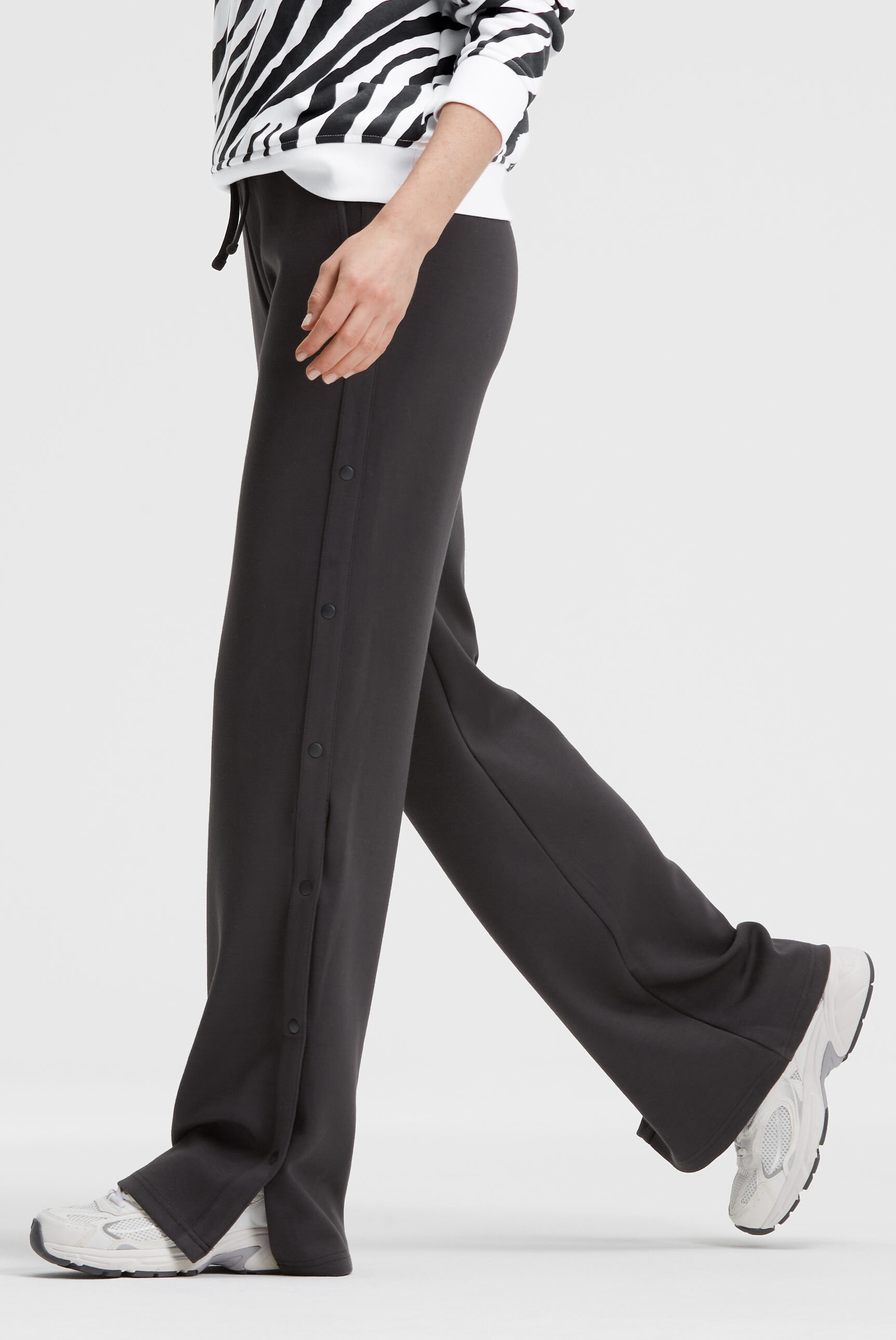 SENSES.THE LABEL Stoffhose  mit Elastikbund & seitlichen Taschen