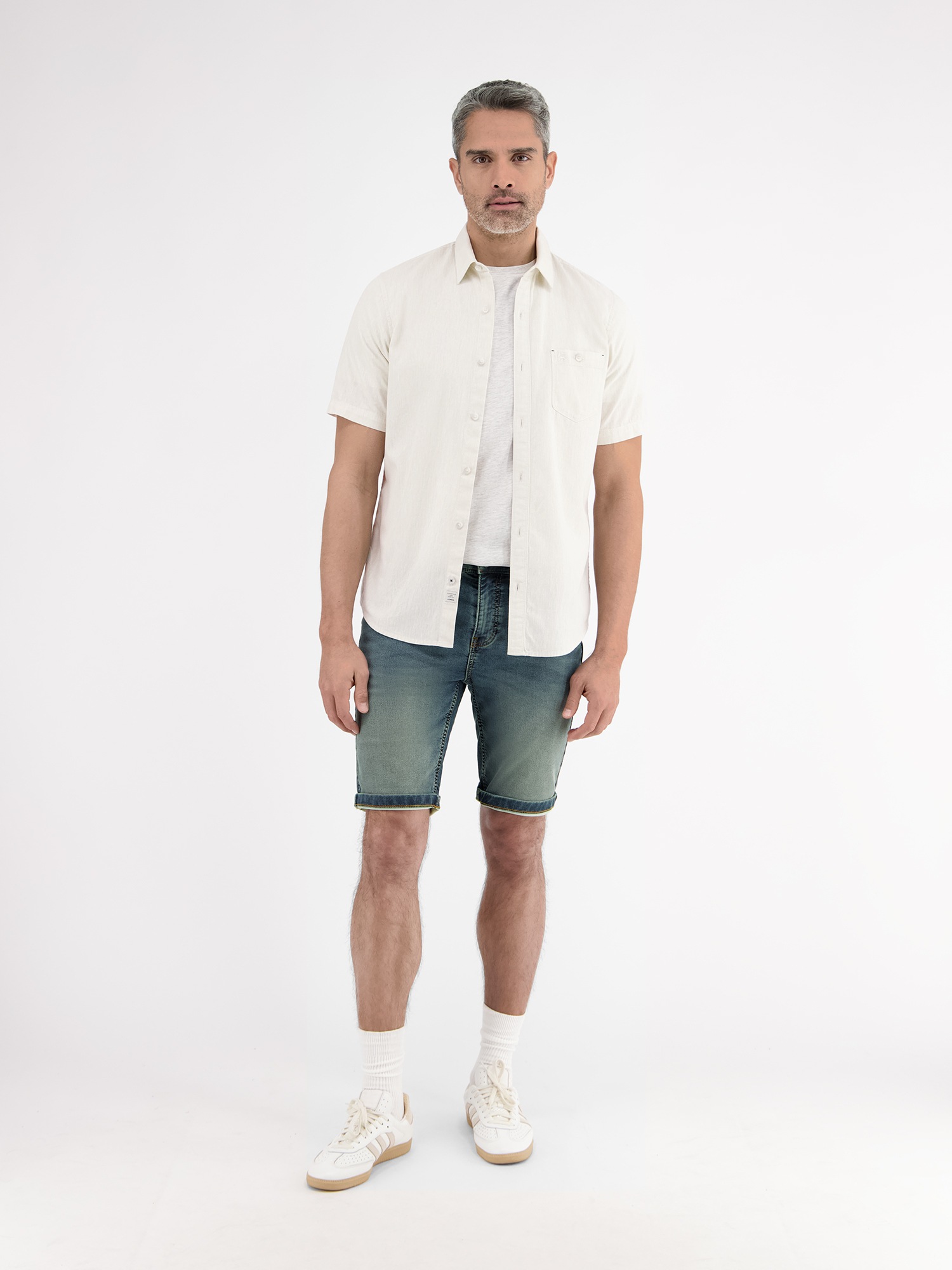 LERROS Jogg-Bermudas »LERROS Bequeme Jogg-Denim Bermuda«