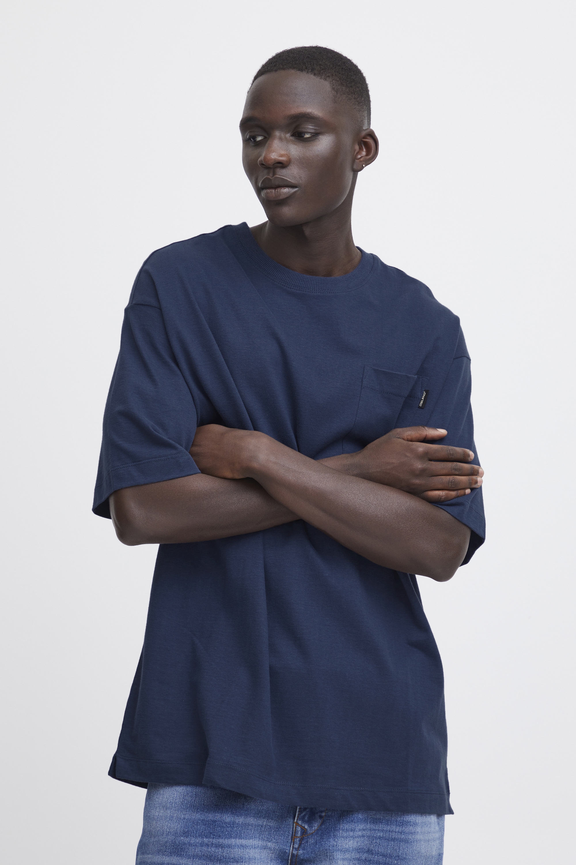 Blend T-Shirt "BHTee" Basic T-Shirt mit Rundhalsausschnitt günstig online kaufen