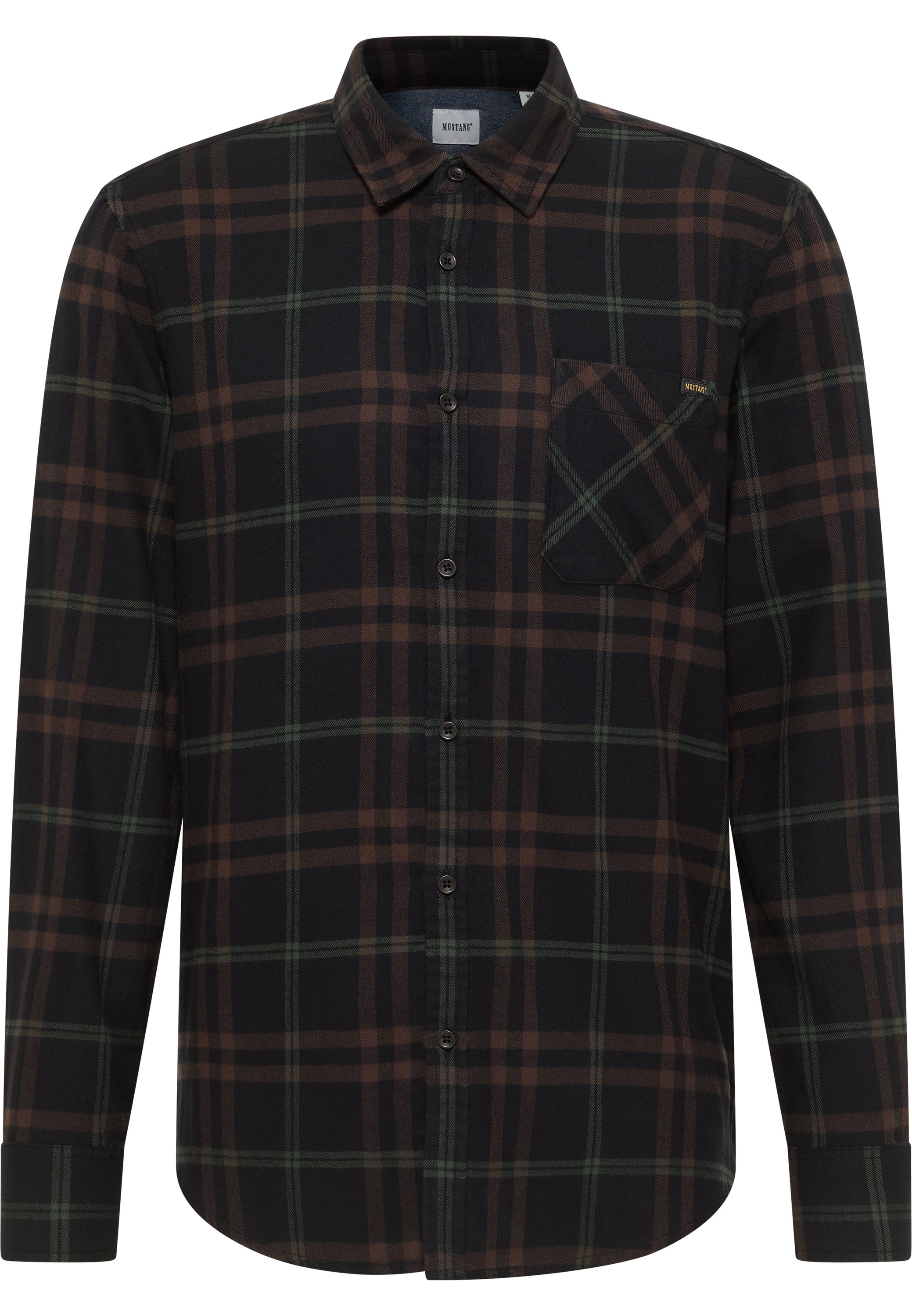 MUSTANG Langarmhemd "Herren Style Eastbridge" günstig online kaufen