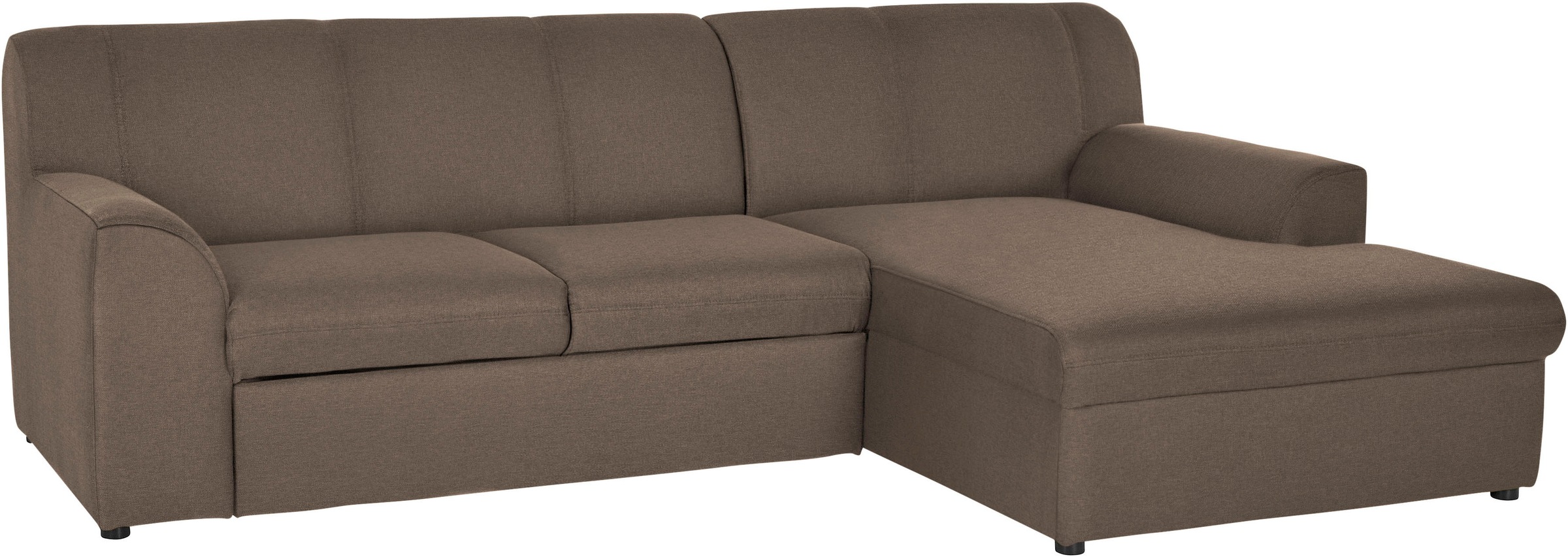 DOMO collection Ecksofa "Topper, elegant und zeitlos, kompaktes Stellmaß 24 günstig online kaufen