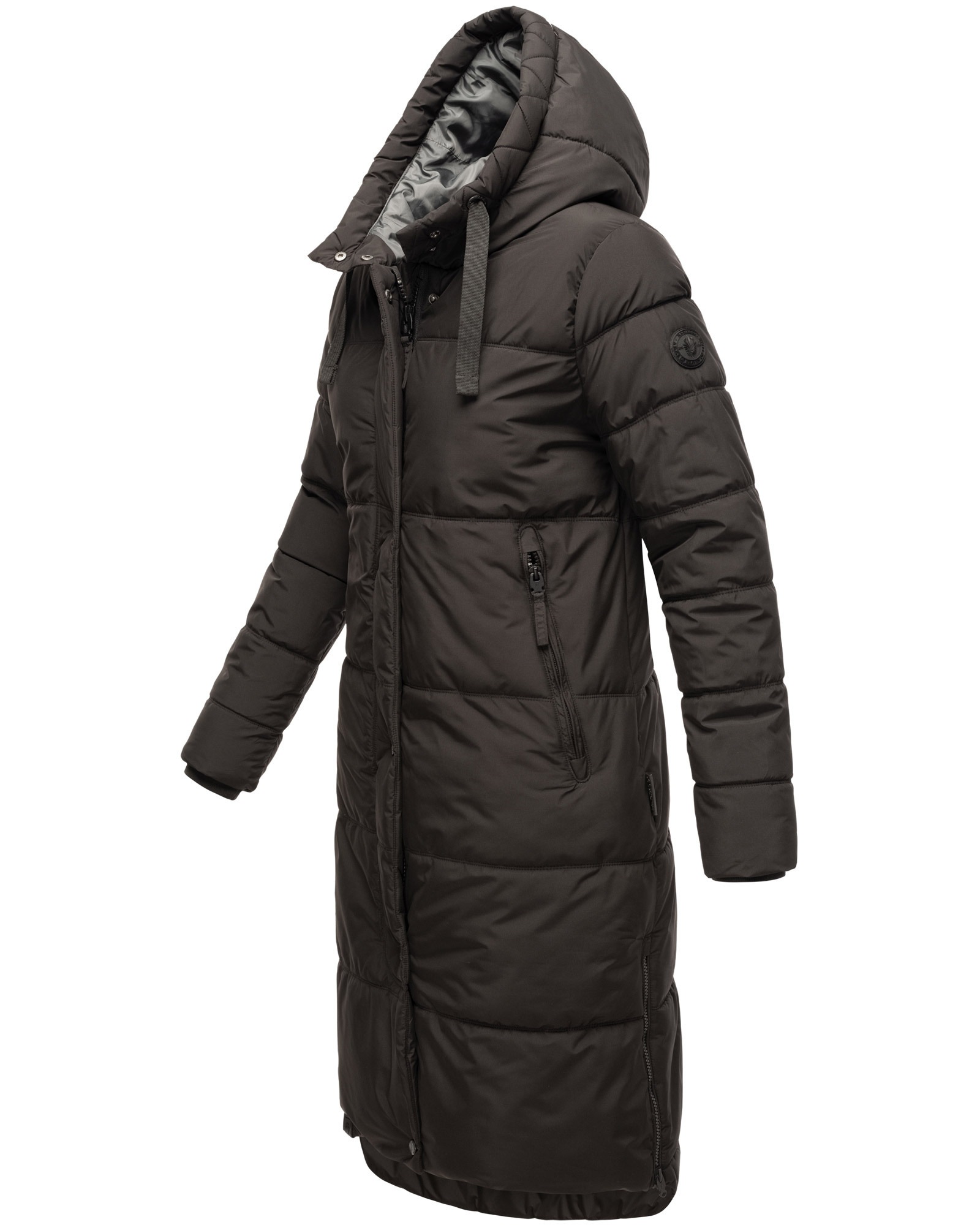 Marikoo Winterjacke »Soranaa«, langer Winter Mantel mit Kapuze