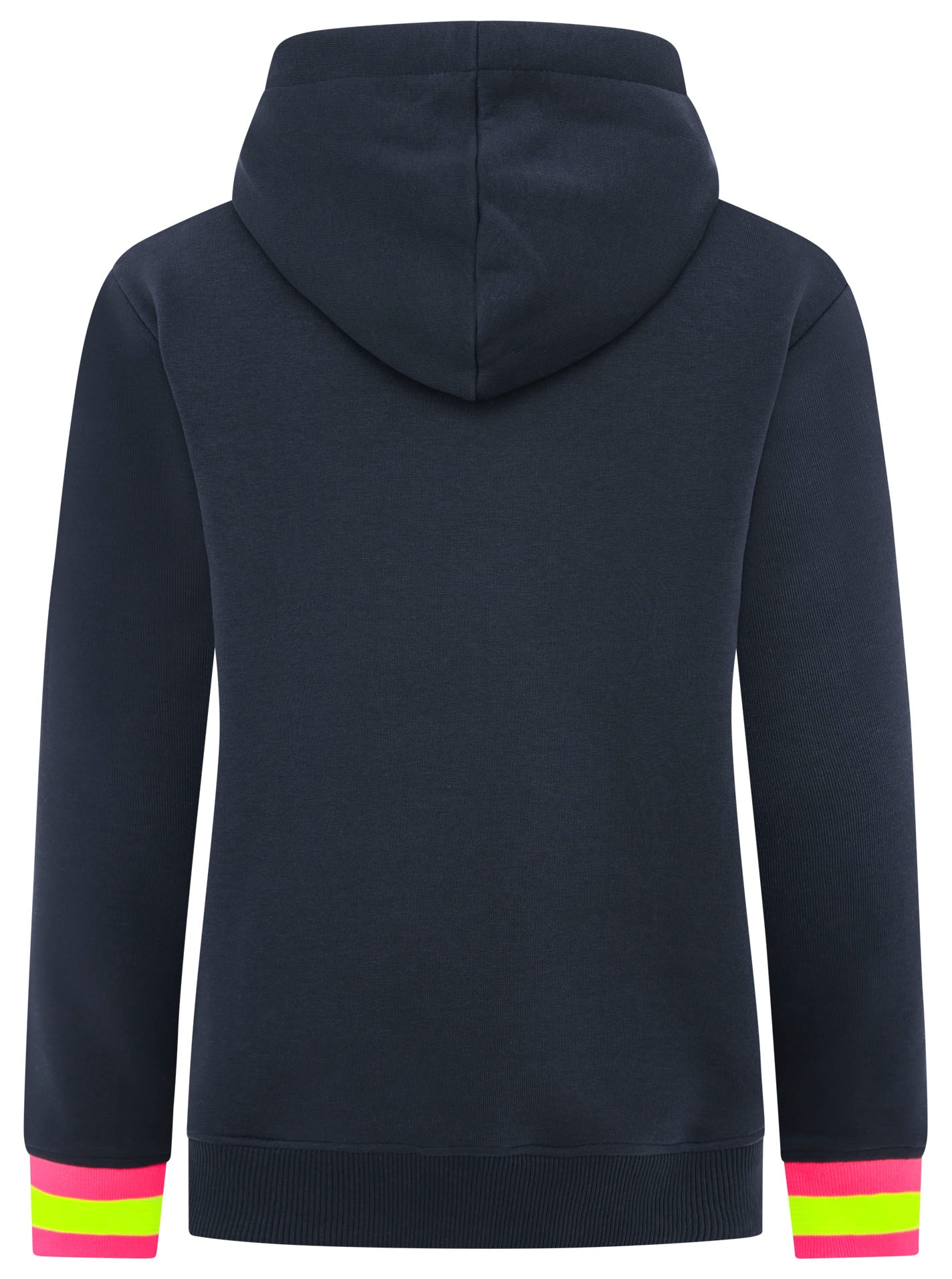 Zwillingsherz Hoodie »"Smile More"«, miz fröhlicher Stickerei und Neonbündchen