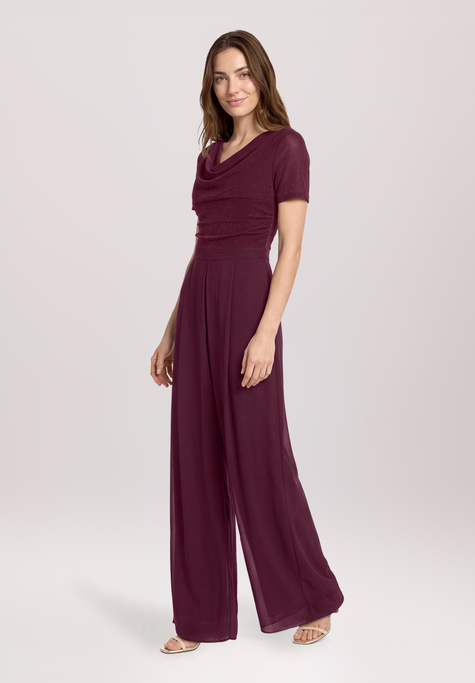 Vera Mont Overall »Damen mit Wasserfallausschnitt« 1