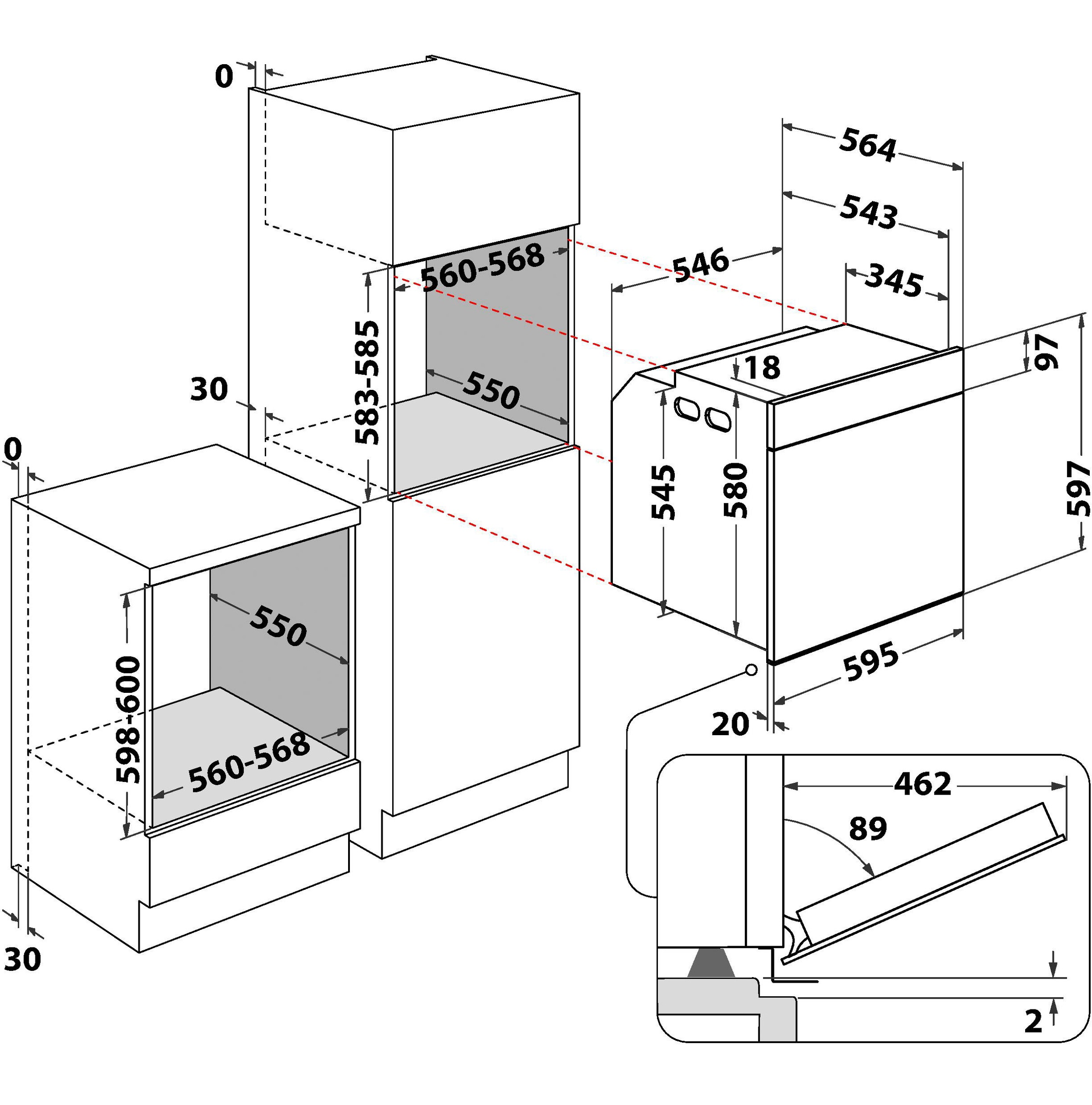 BAUKNECHT Einbaubackofen  »BBI78HT1SK«, mit 1-fach-Teleskopauszug, Hydrolyse, AirFry-Funktion, Pizzafunktion, 1-fach-Teleskopauszug, Hydrolyse