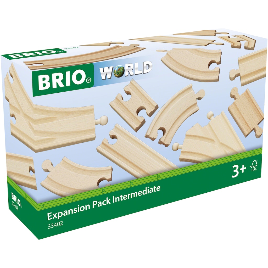 BRIO® Gleise-Set »BRIO® WORLD, Mittleres Schienensortiment«, (Set)