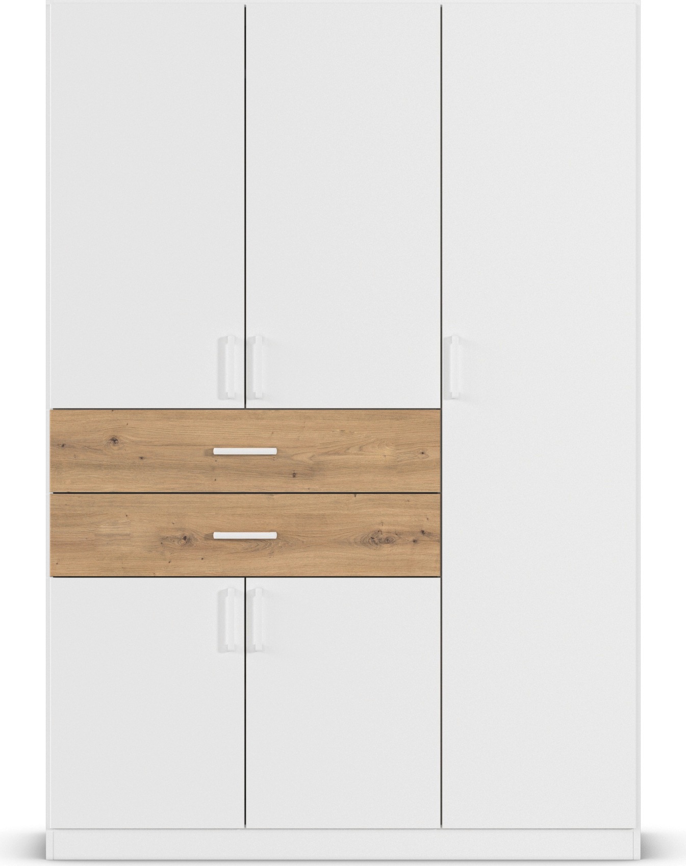rauch Drehtürenschrank »Kleiderschrank Schrank Garderobe MAIKA mit Dekor-Front«, 2 Schubladen, in verschiedenen Breiten, Höhen, Farben, MADE IN GERMANY