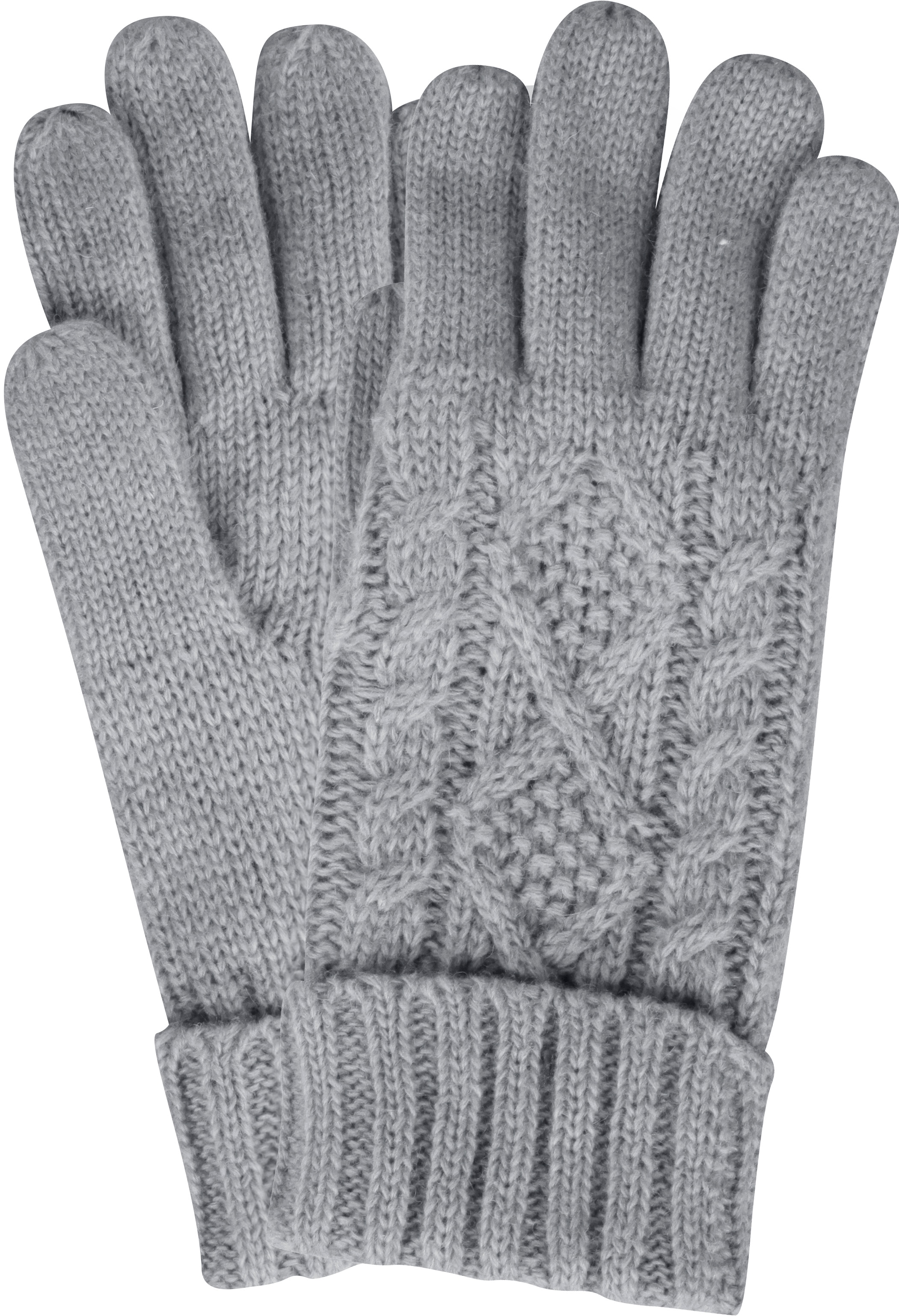 Capelli New York Strickhandschuhe, elegantes Zopfstrickmuster, Umschlag am günstig online kaufen