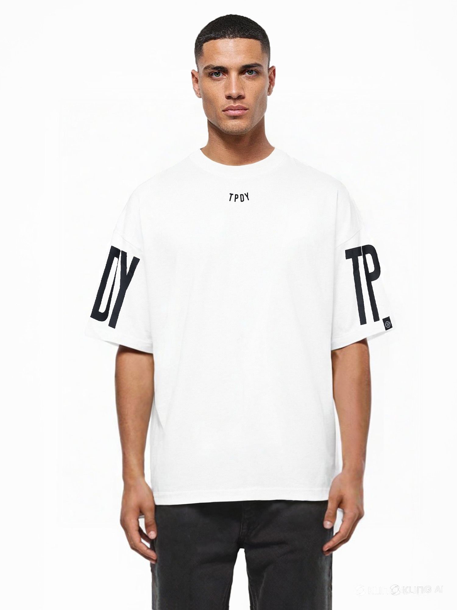trueprodigy Oversize-Shirt "Viktor Logo Print Oversized Rundhals"