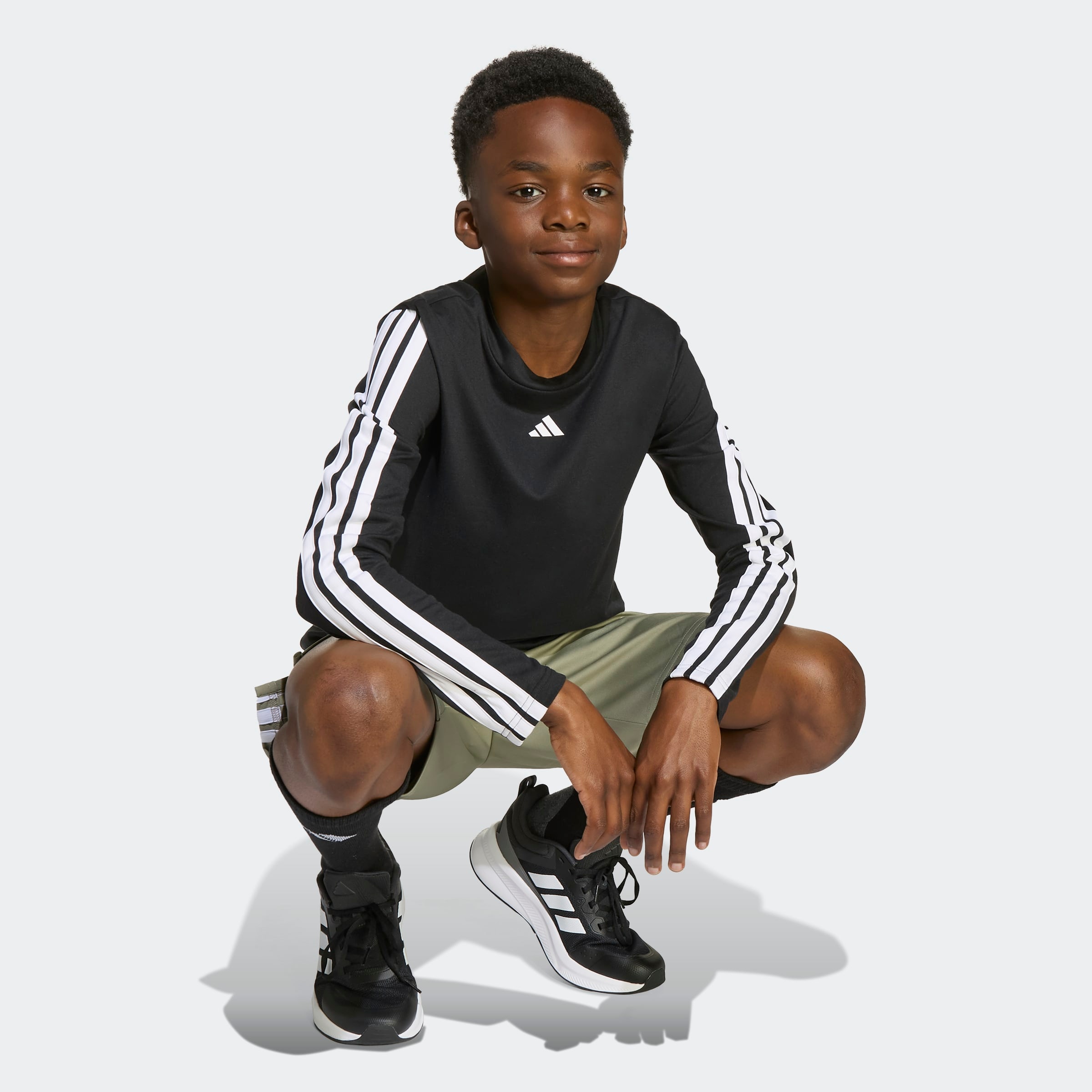 adidas Sportswear Funktionsshirt »J TR-ES 3S LS« für Kinder, mit climacool® Technologie, Rundhalsausschnitt
