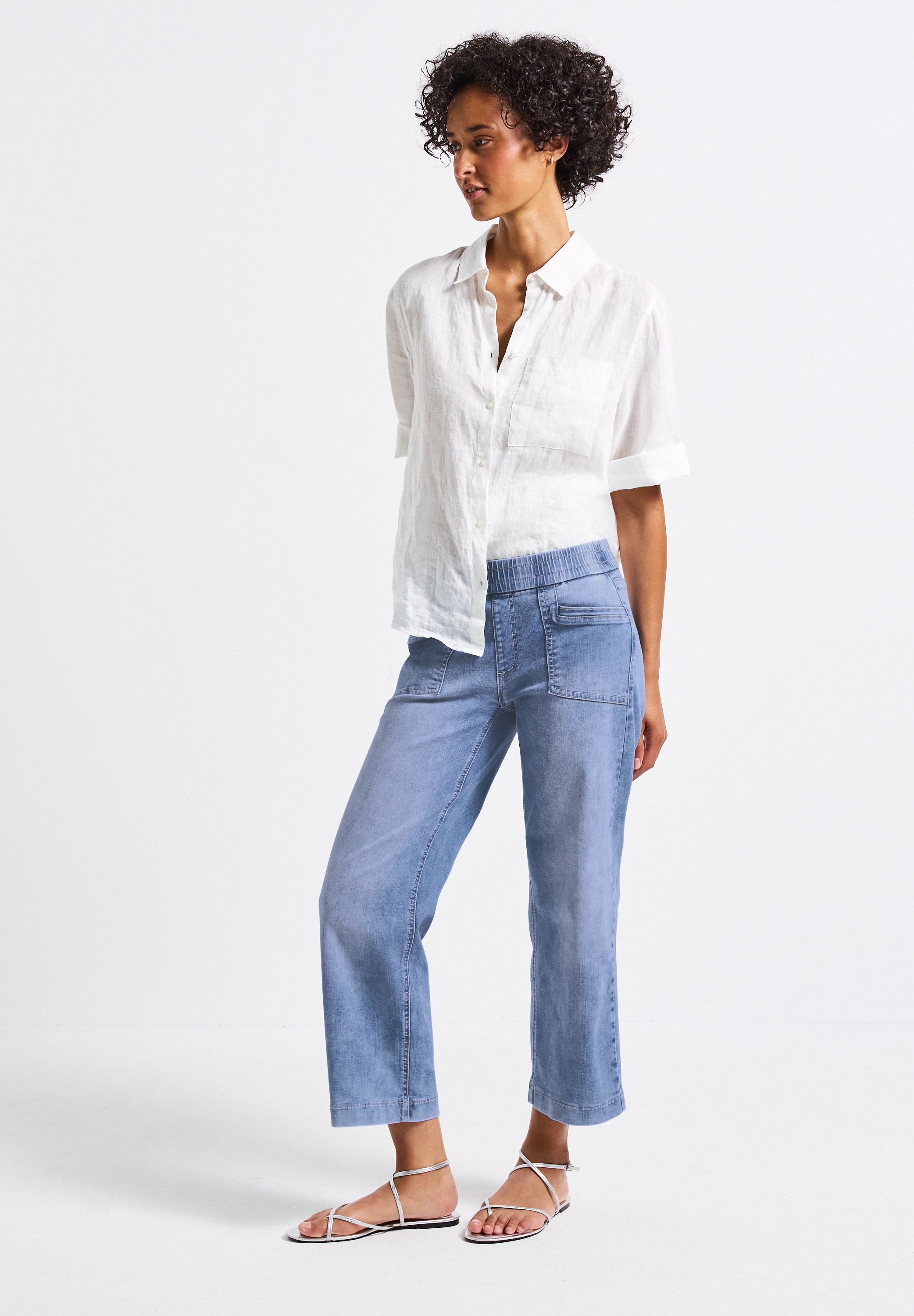 STREET ONE Straight-Jeans, Middle Waist